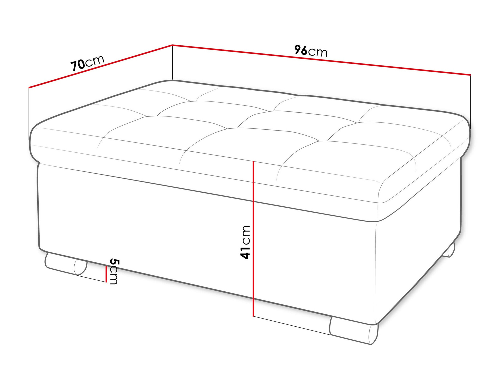 Tapacirana klupa Comfivo 118 (Coral 80)