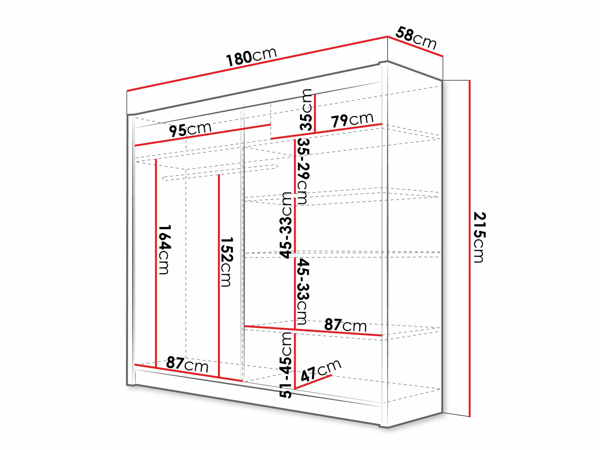 Ormar Closico 153 (Kašmir)