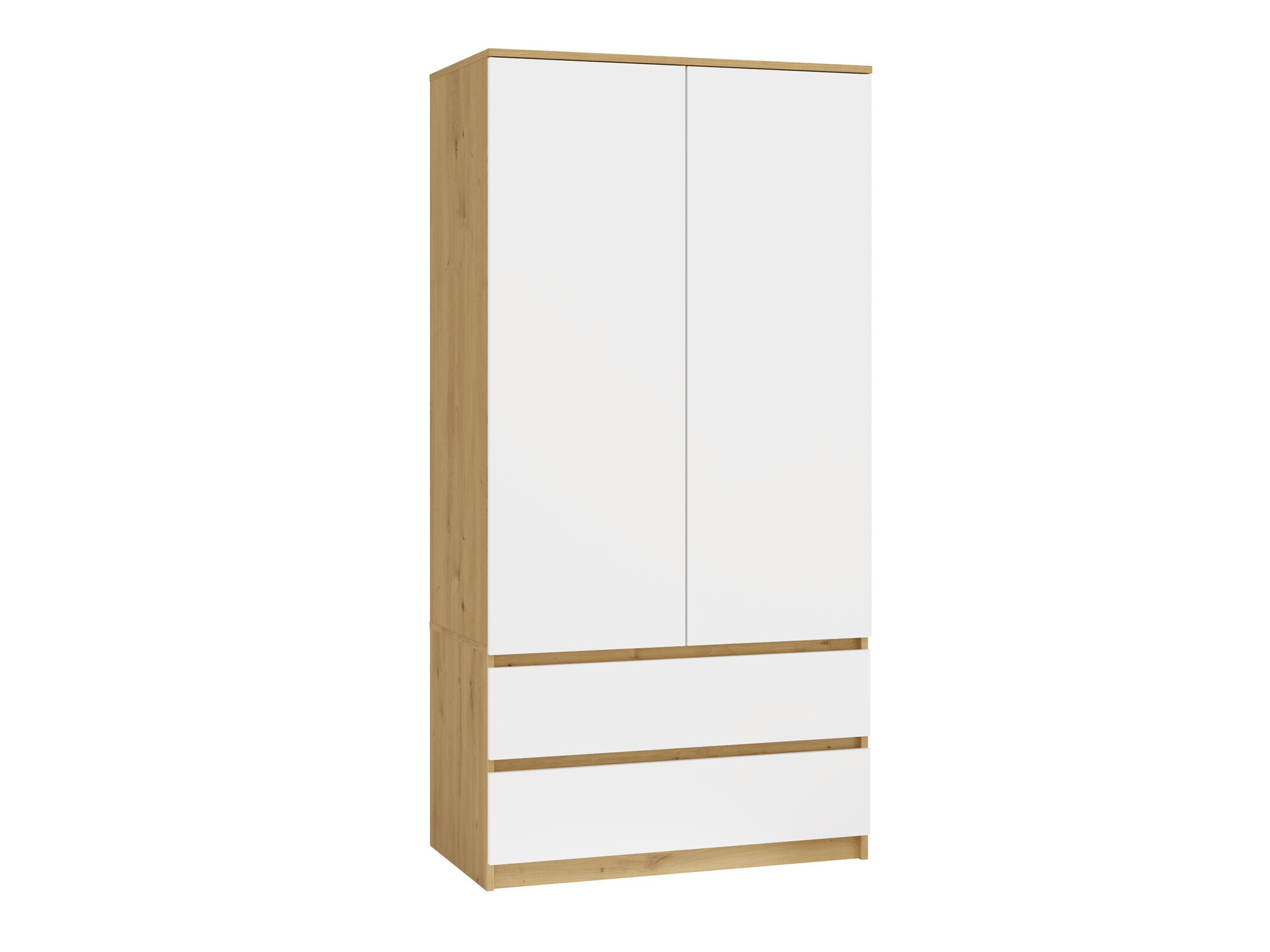 Ormar Elbvelu 116 (Zanatski hrast + Belo)