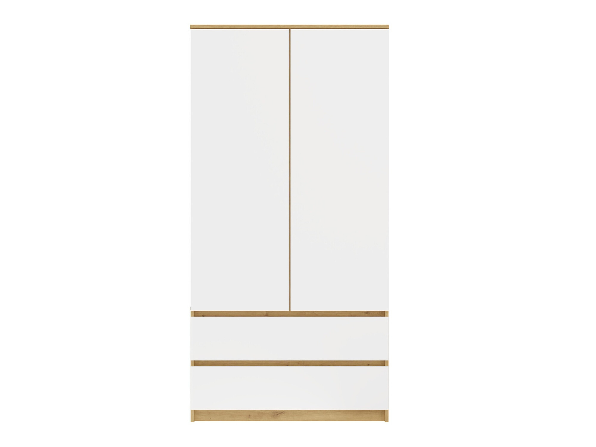 Ormar Elbvelu 116 (Zanatski hrast + Belo)