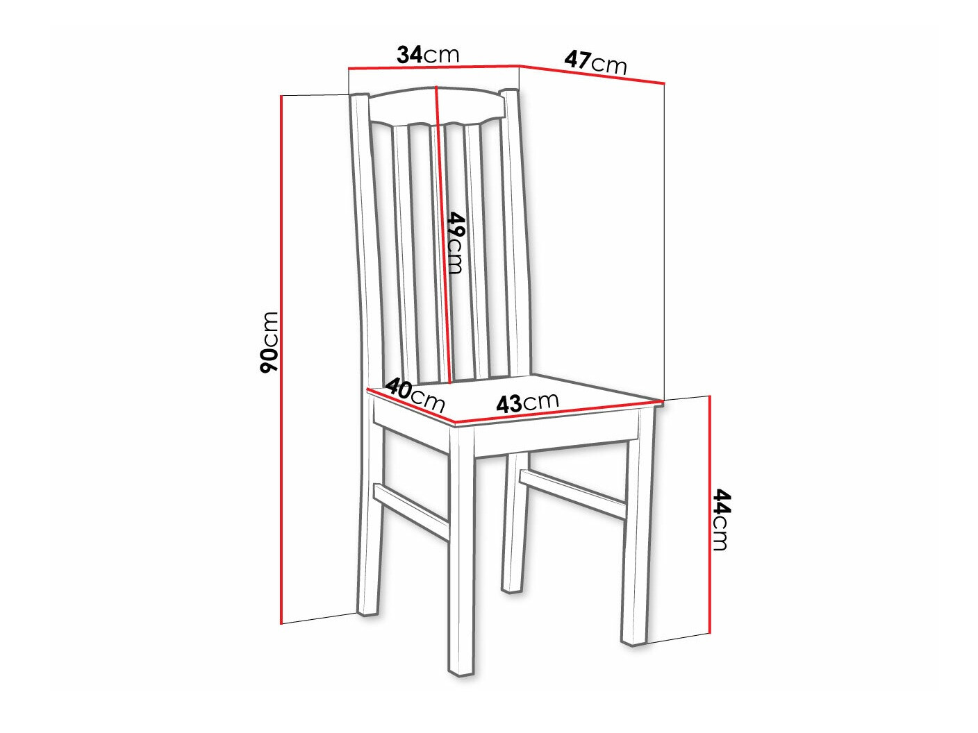 Stolica Victorville 367 (Crno)