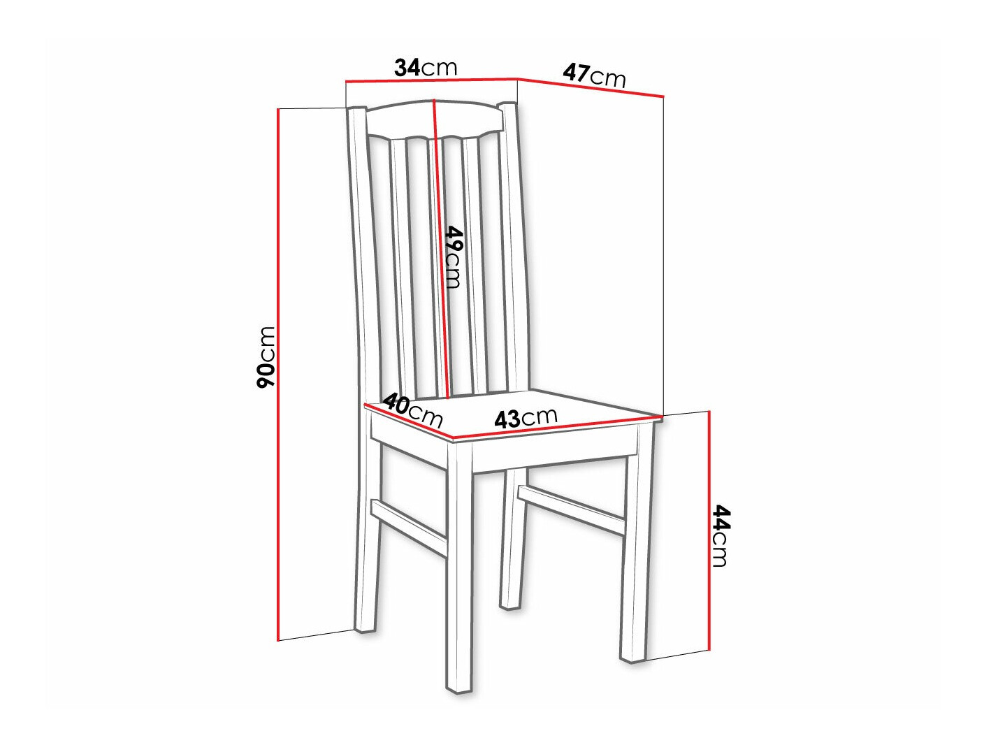 Stolica Victorville 367 (Sonoma hrast)