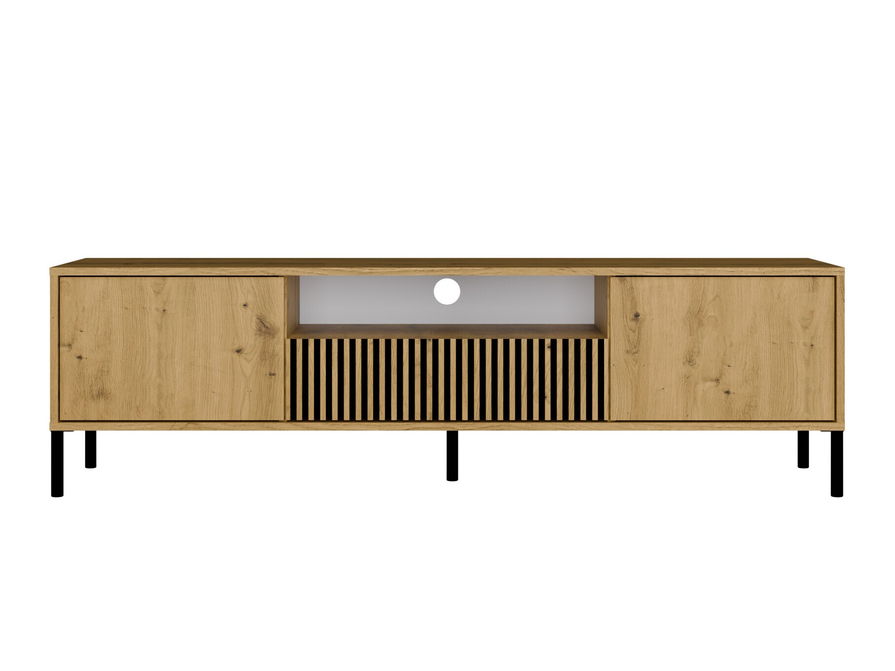 TV komoda Orlsone 100 (Artisan hrast + Crno)