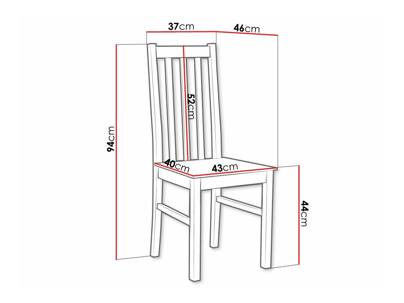 Stolica Victorville 115 (Sonoma hrast)