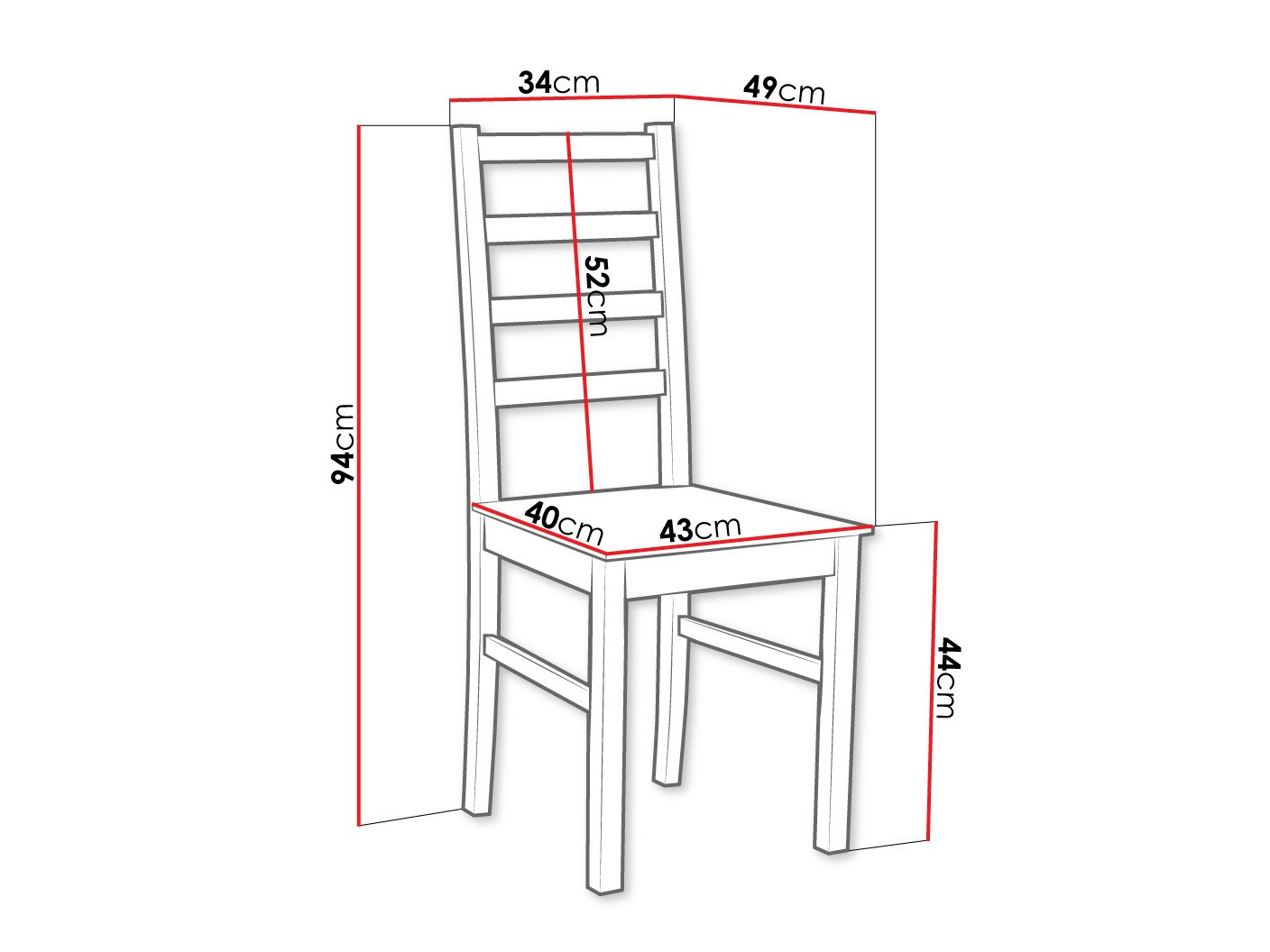 Stolica Victorville 136 (Crno)