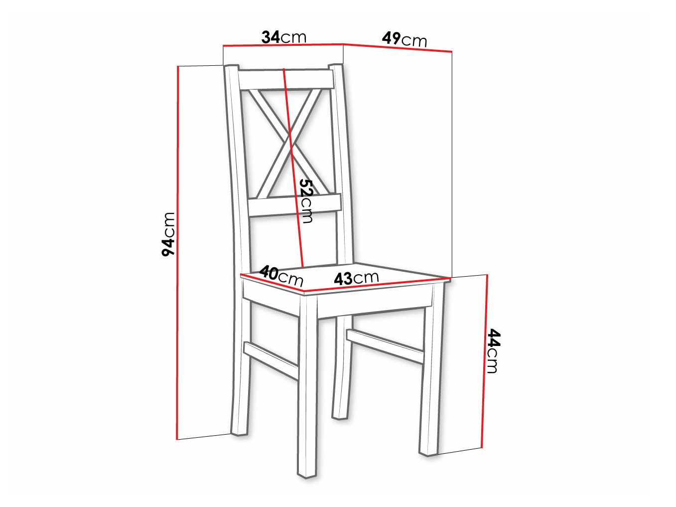 Stolica Victorville 137 (Crno)