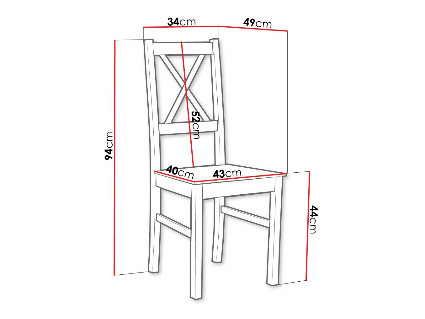 Stolica Victorville 137 (Sonoma hrast)