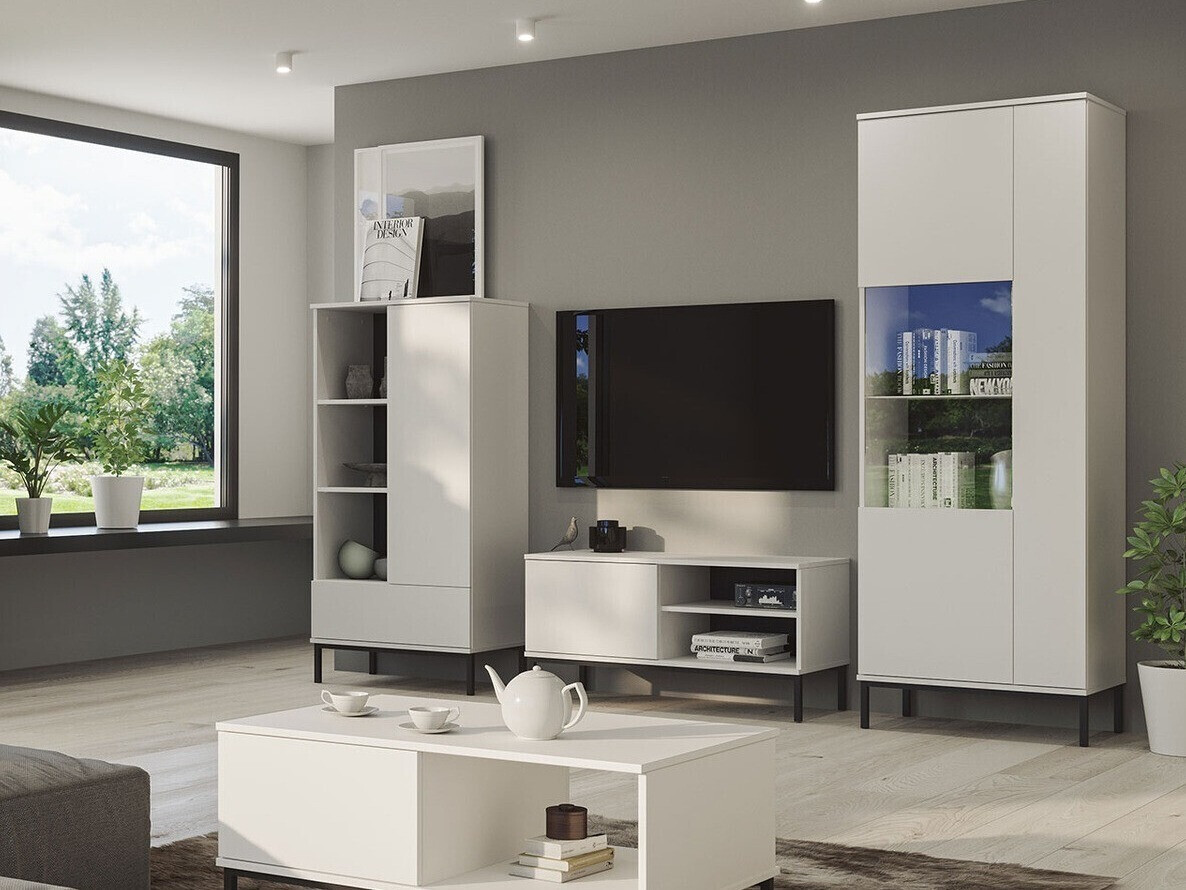 Set za dnevnu sobu Lomsore 109 (Belo)