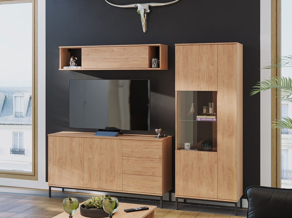 Set za dnevnu sobu Lomsore 110 (Svetlo drvo)