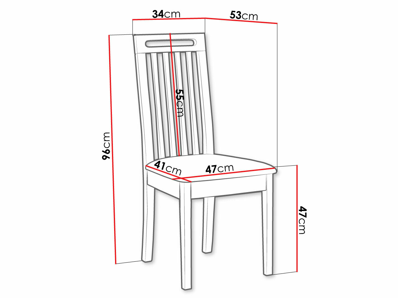 Stolica Victorville 348 (Sonoma hrast)