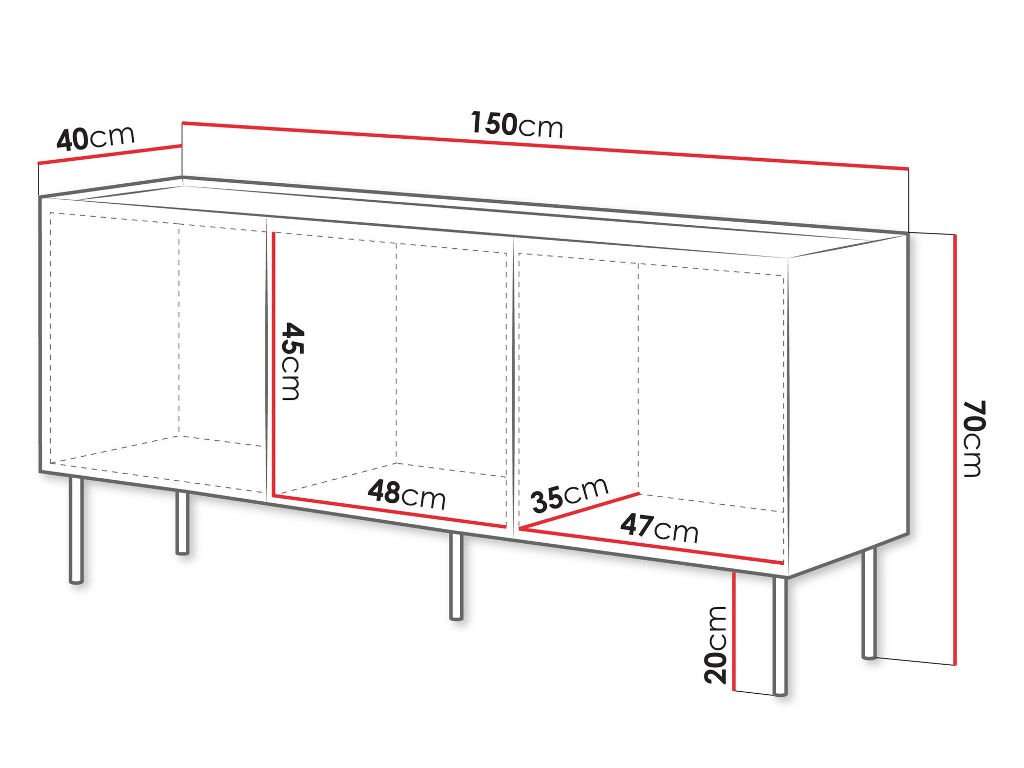 Ormarić Melbela 104 (Svetlo maslinovo drvo + Hrast)