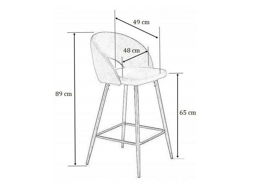 Pult stolica Houston 881 (Crno)