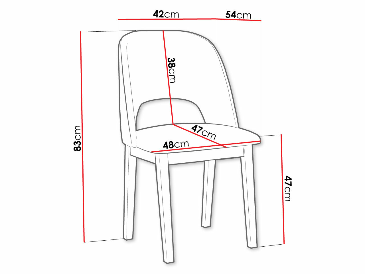 Stolica Victorville 333 (Crno)