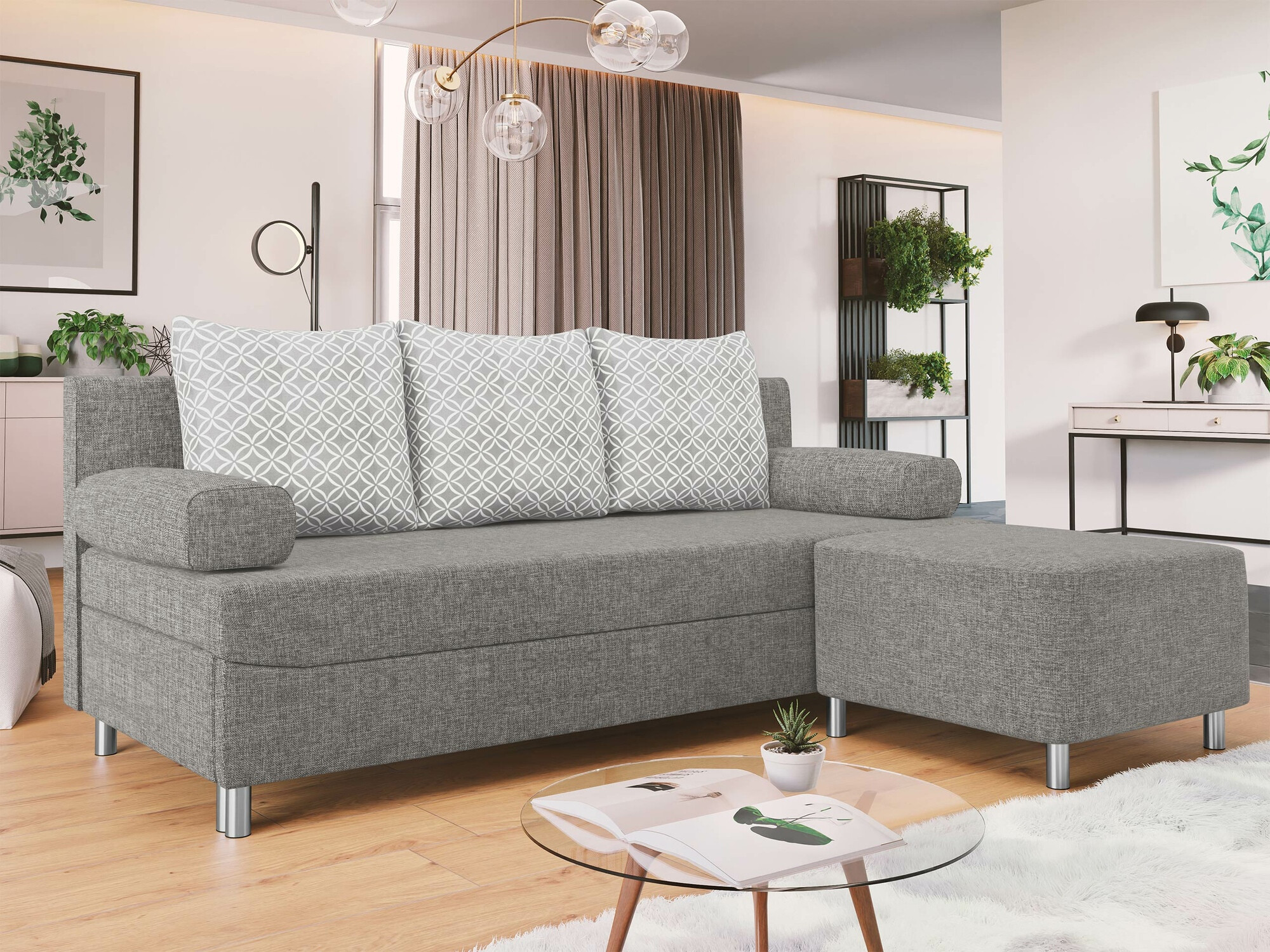 Tapaciran nameštaj set Comfivo 108 (Lux 05 + Evo 32)