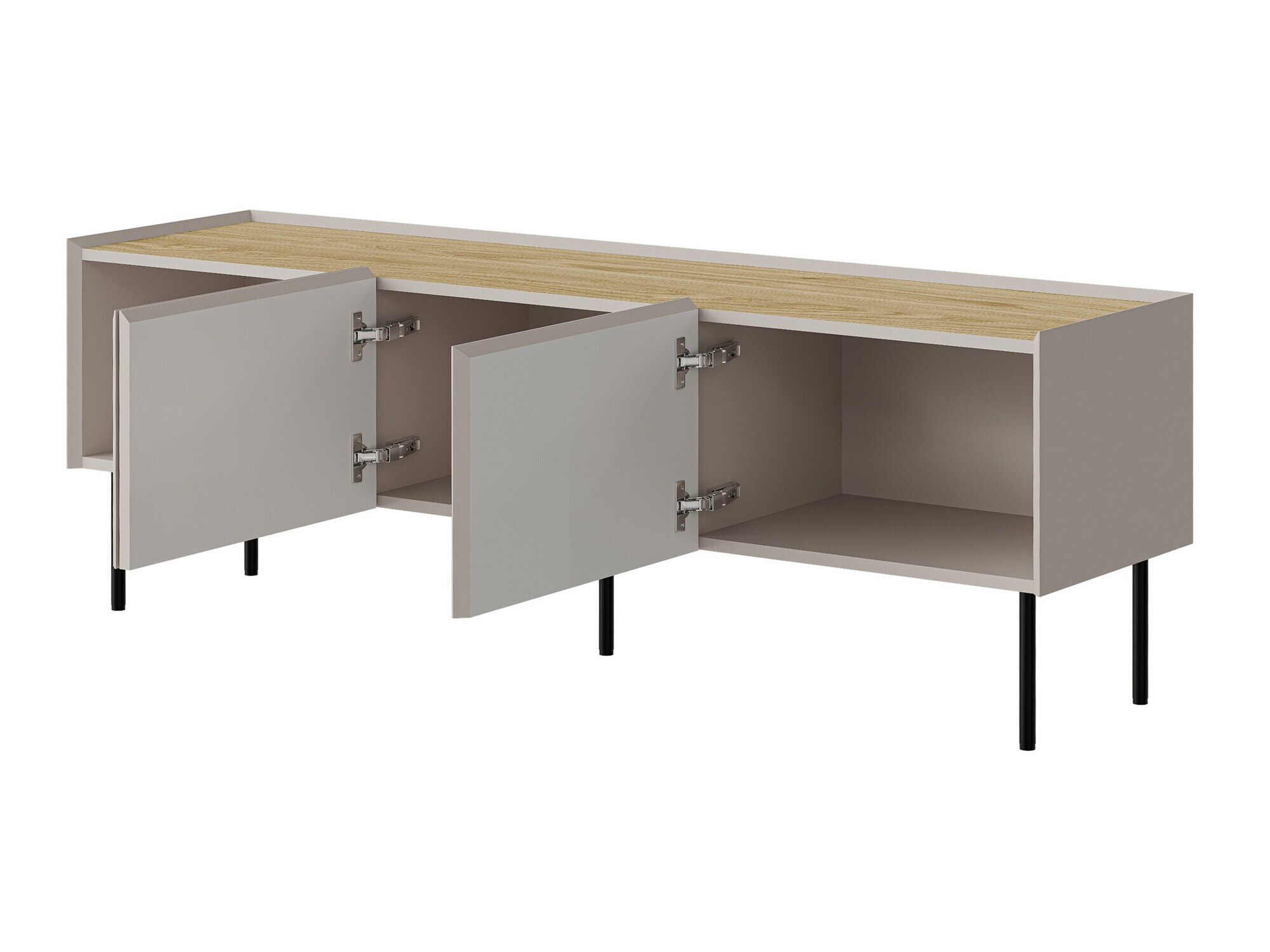 TV sto Melbela 106 (Svetlo maslinovo drvo + Hrast)