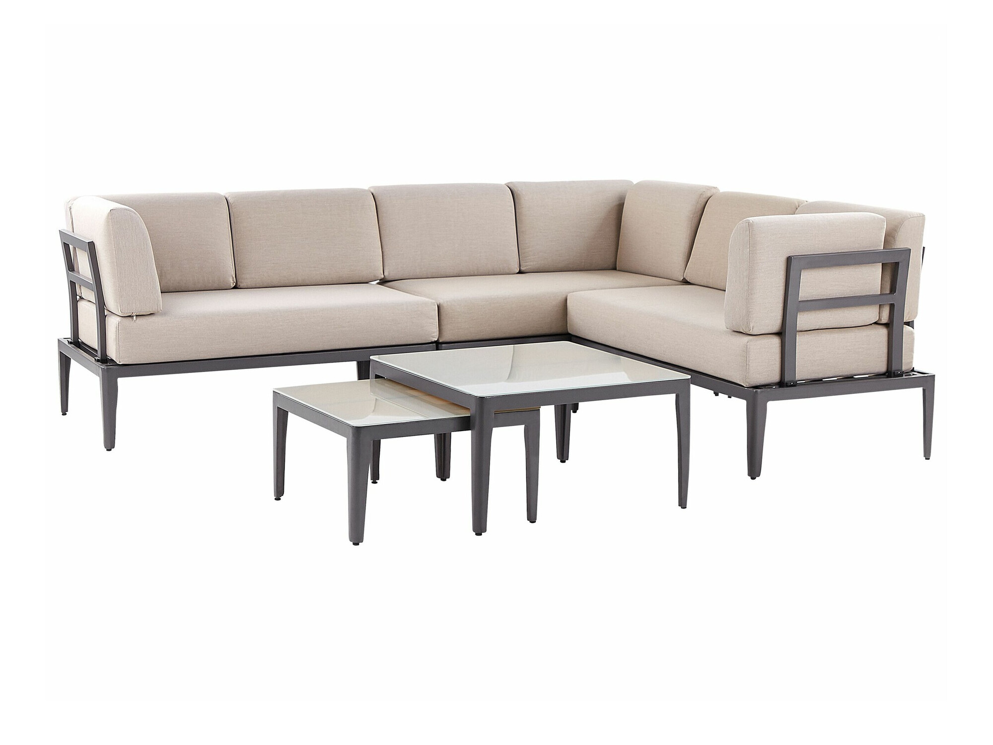 Set baštenskog nameštaja Berwyn 2539 (Sivo + Bež)