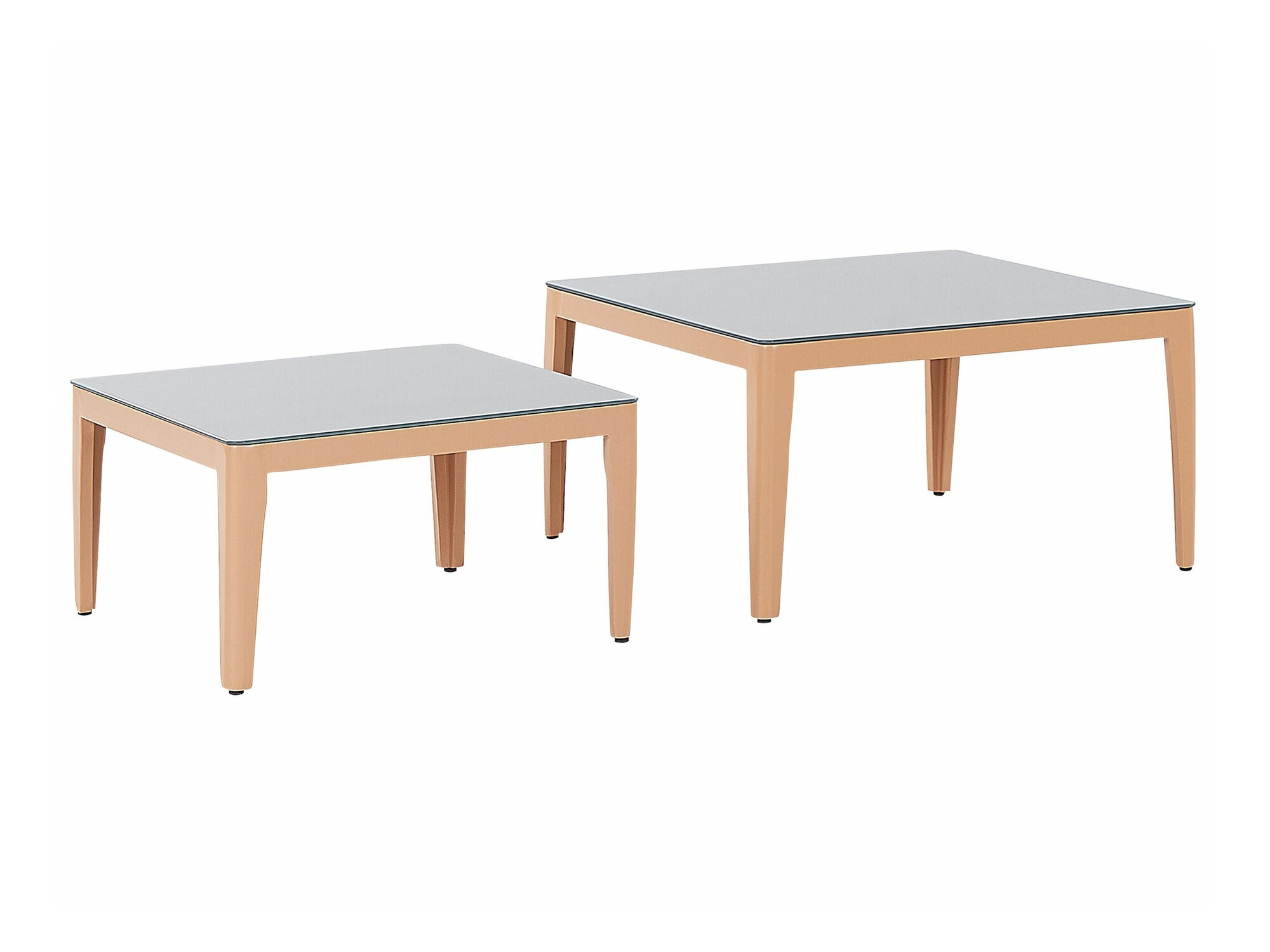 Set baštenskog nameštaja Berwyn 2539 (Svetlo drvo + Svetloosiva)