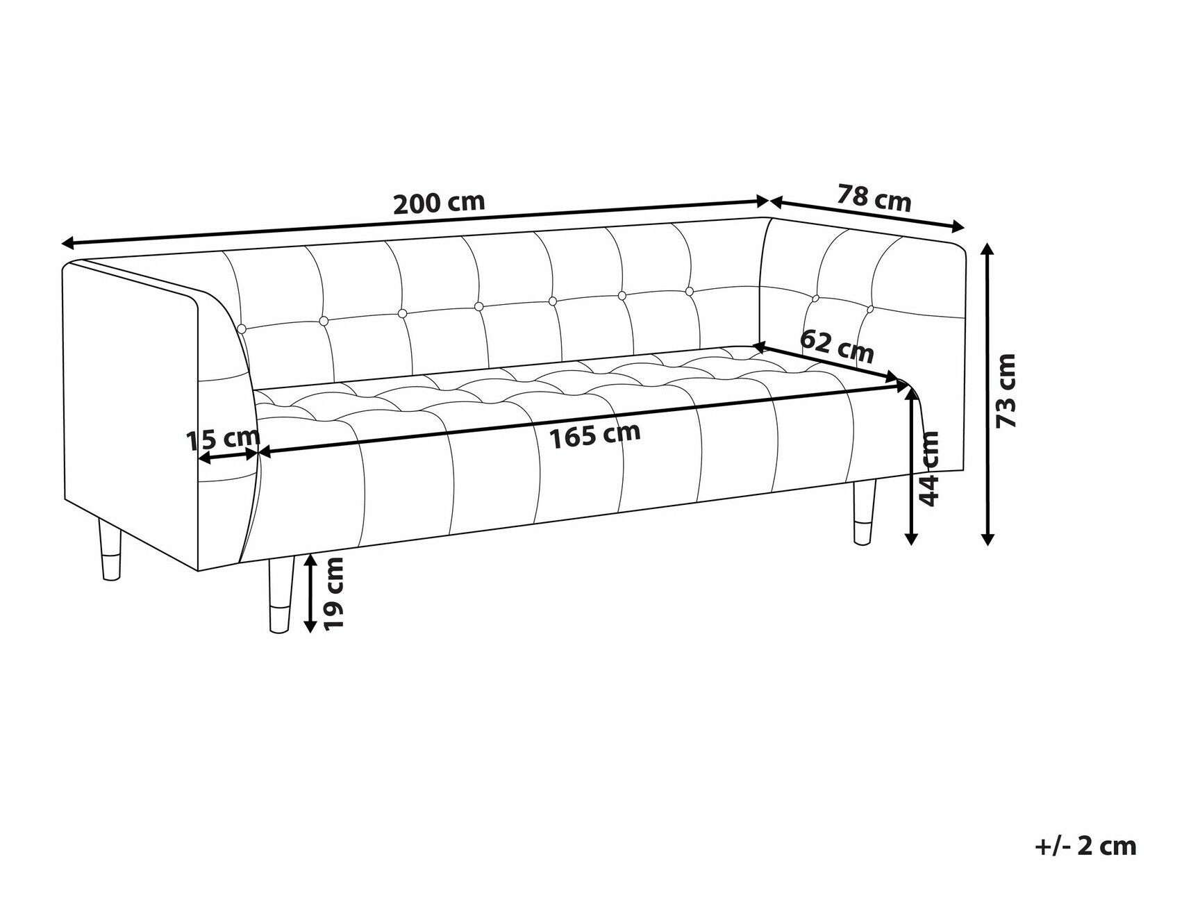 Sofa Berwyn 2538 (Zelena)
