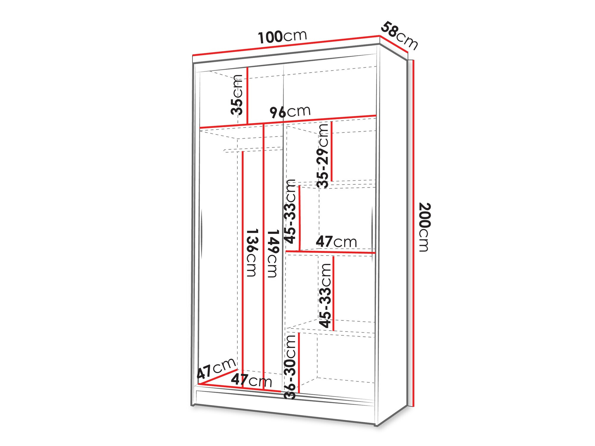 Ormar Closico 168 (Kašmir)