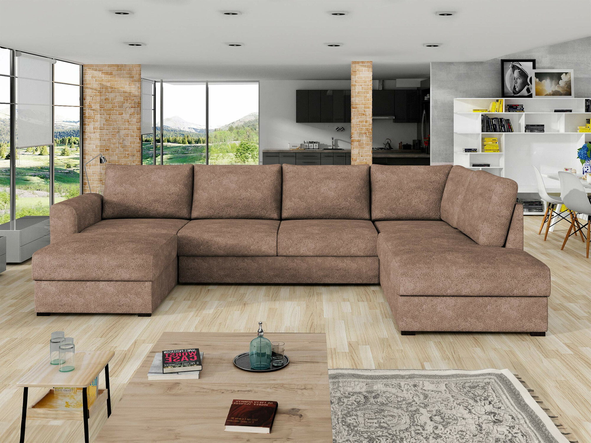 Ugaona sofa Comfivo 189 (Coral 45)