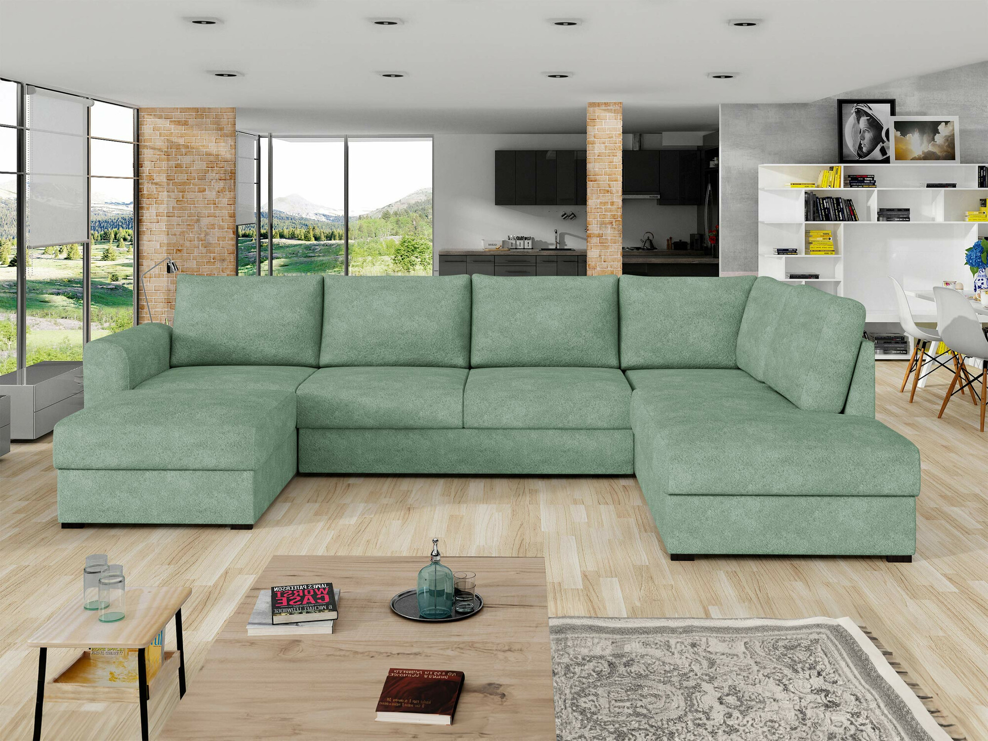 Ugaona sofa Comfivo 189 (Coral 55)