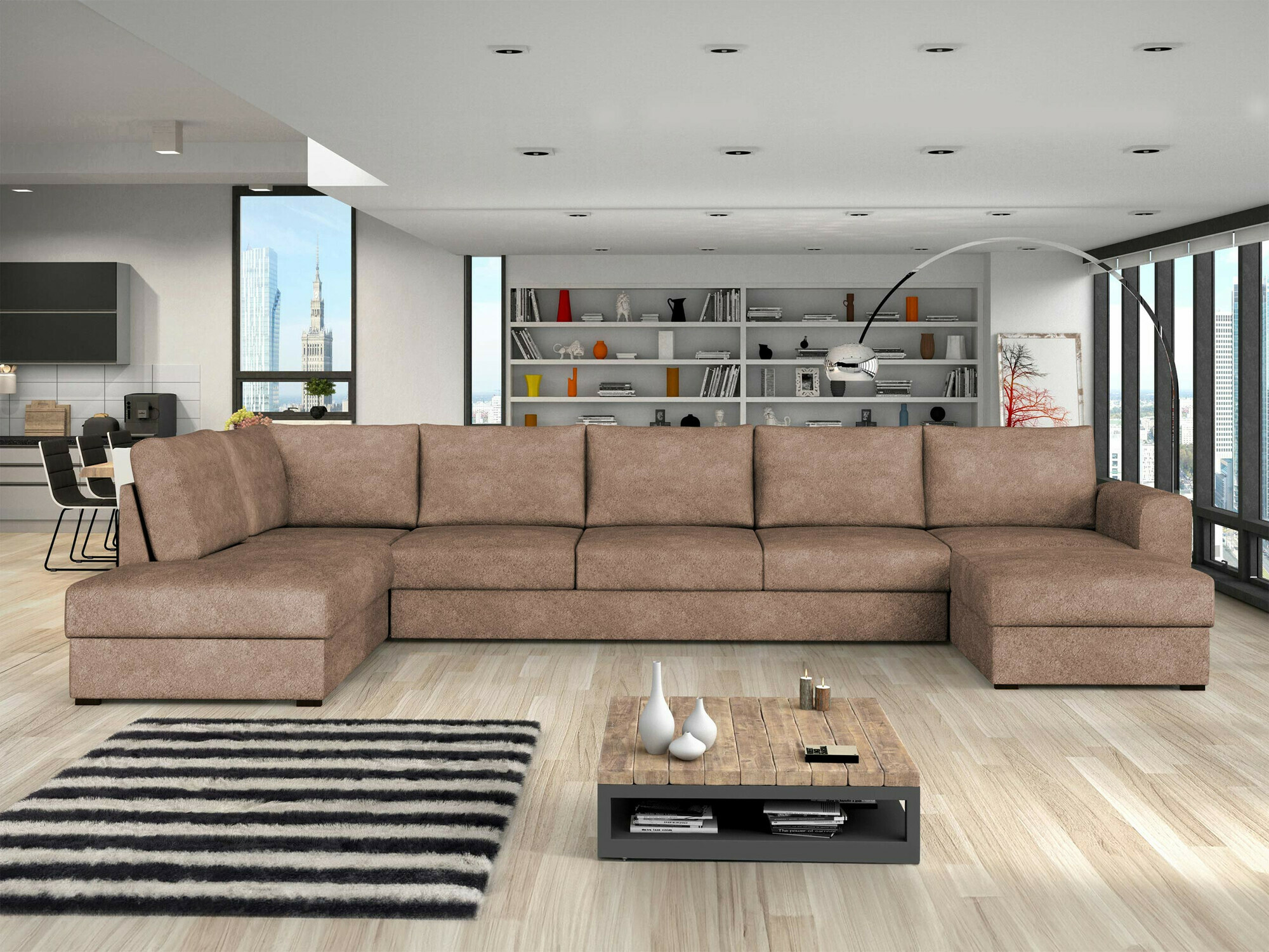 Ugaona sofa Comfivo 191 (Coral 45)