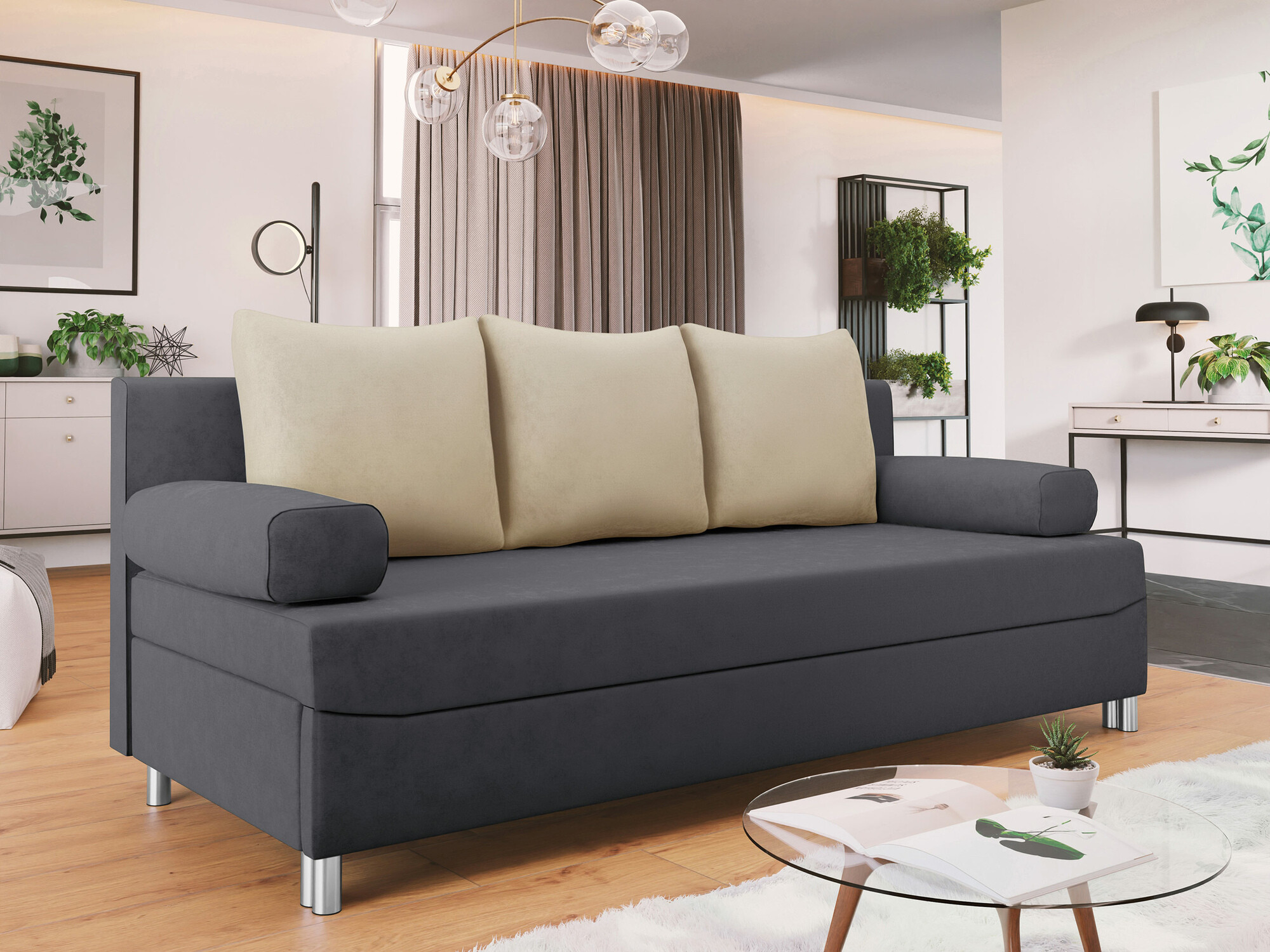 Sofa na razvlačenje Comfivo 125 (Alova 36 + Alova 07)