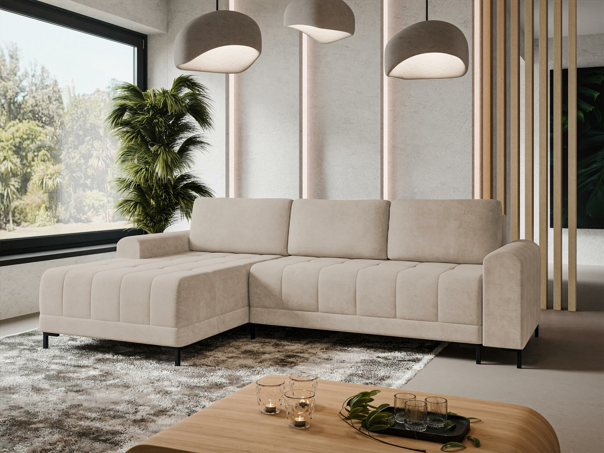 Ugaona sofa Stonecrest 100 (Velo 623)