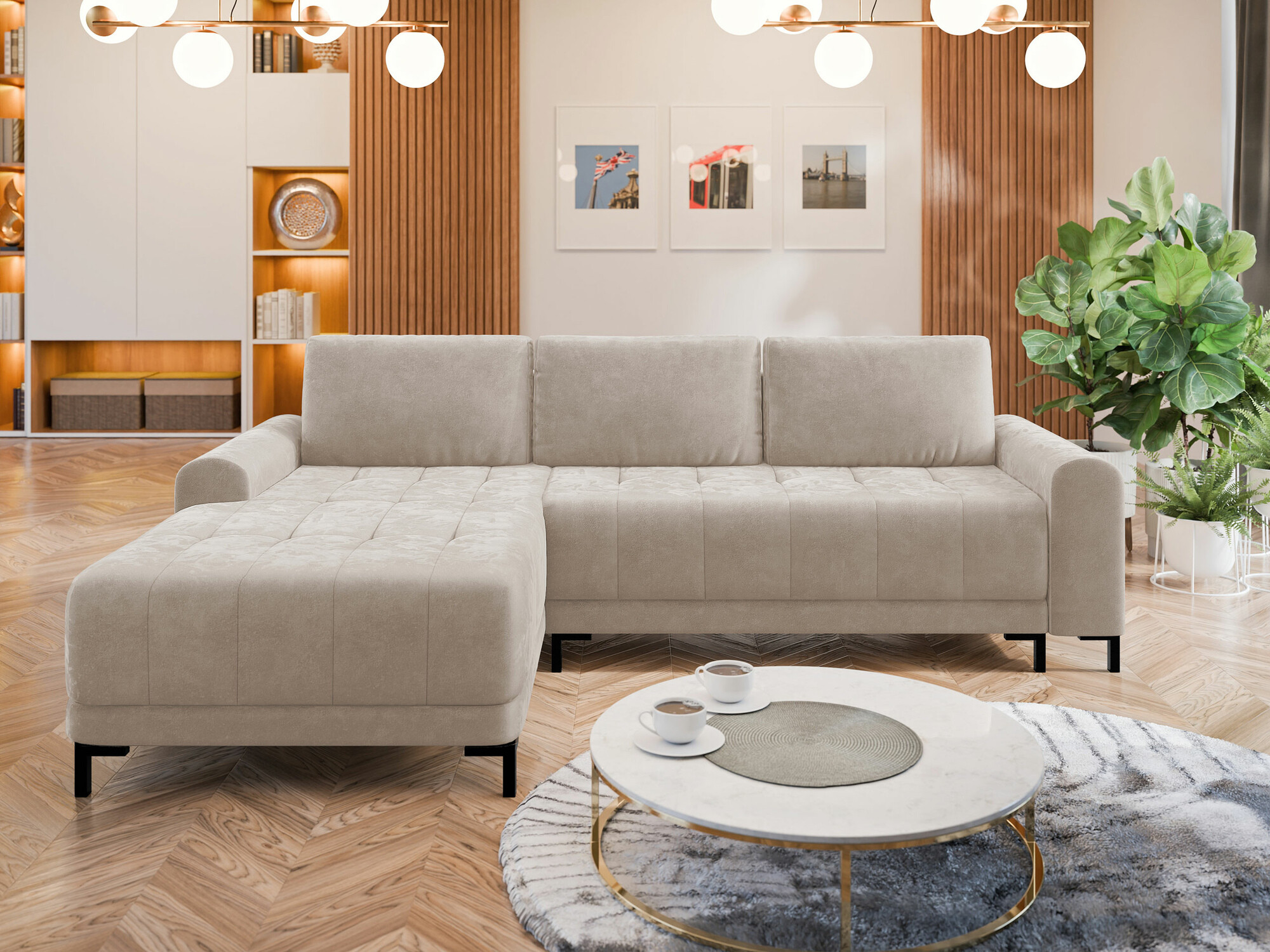 Ugaona sofa Stonecrest 100 (Velo 623)