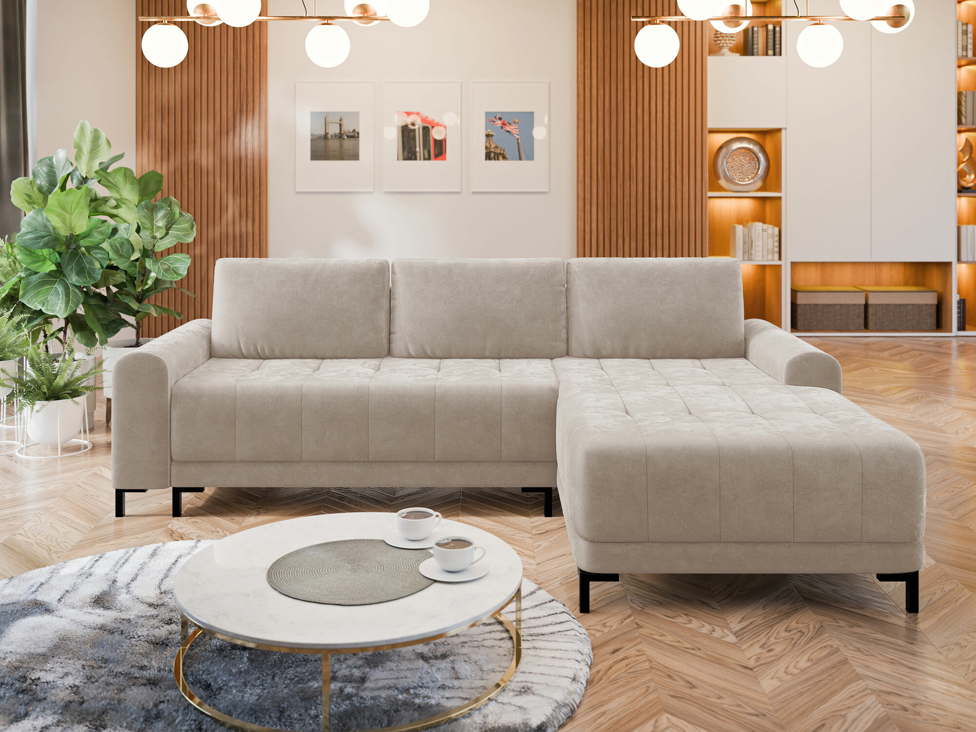 Ugaona sofa Stonecrest 100 (Velo 623)