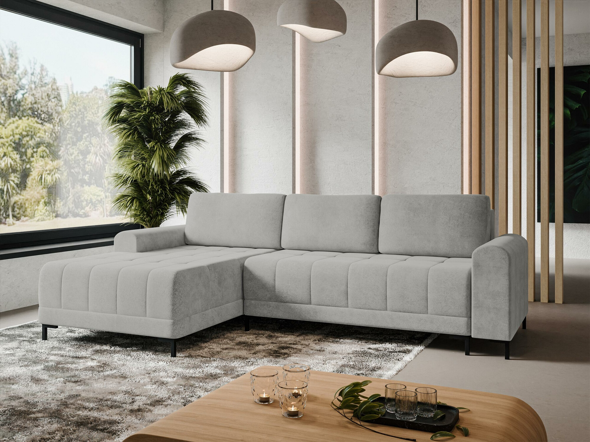 Ugaona sofa Stonecrest 100 (Velo 633)