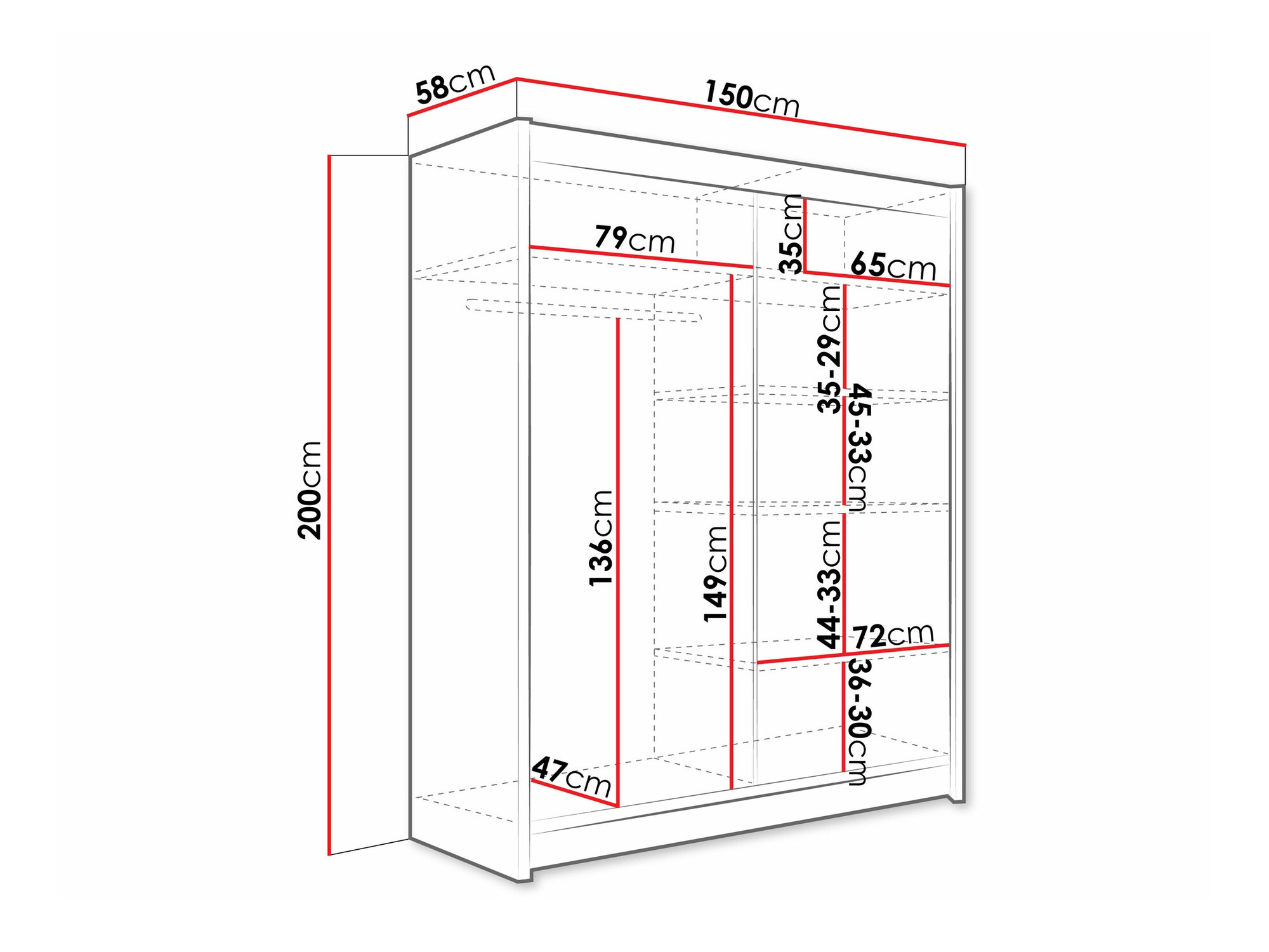 Ormar Closico 103 (Kašmir)