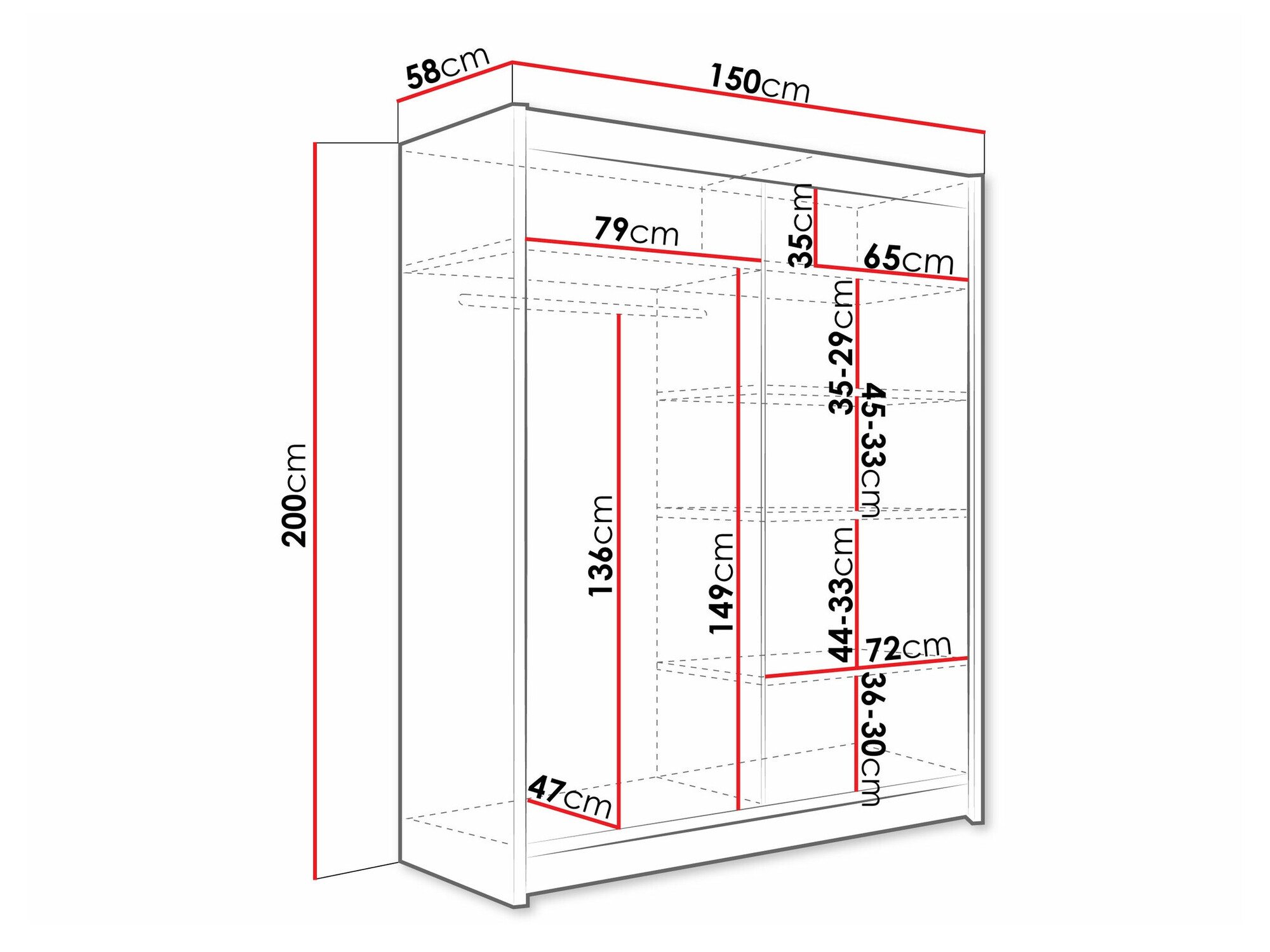 Ormar Closico 104 (Kašmir)