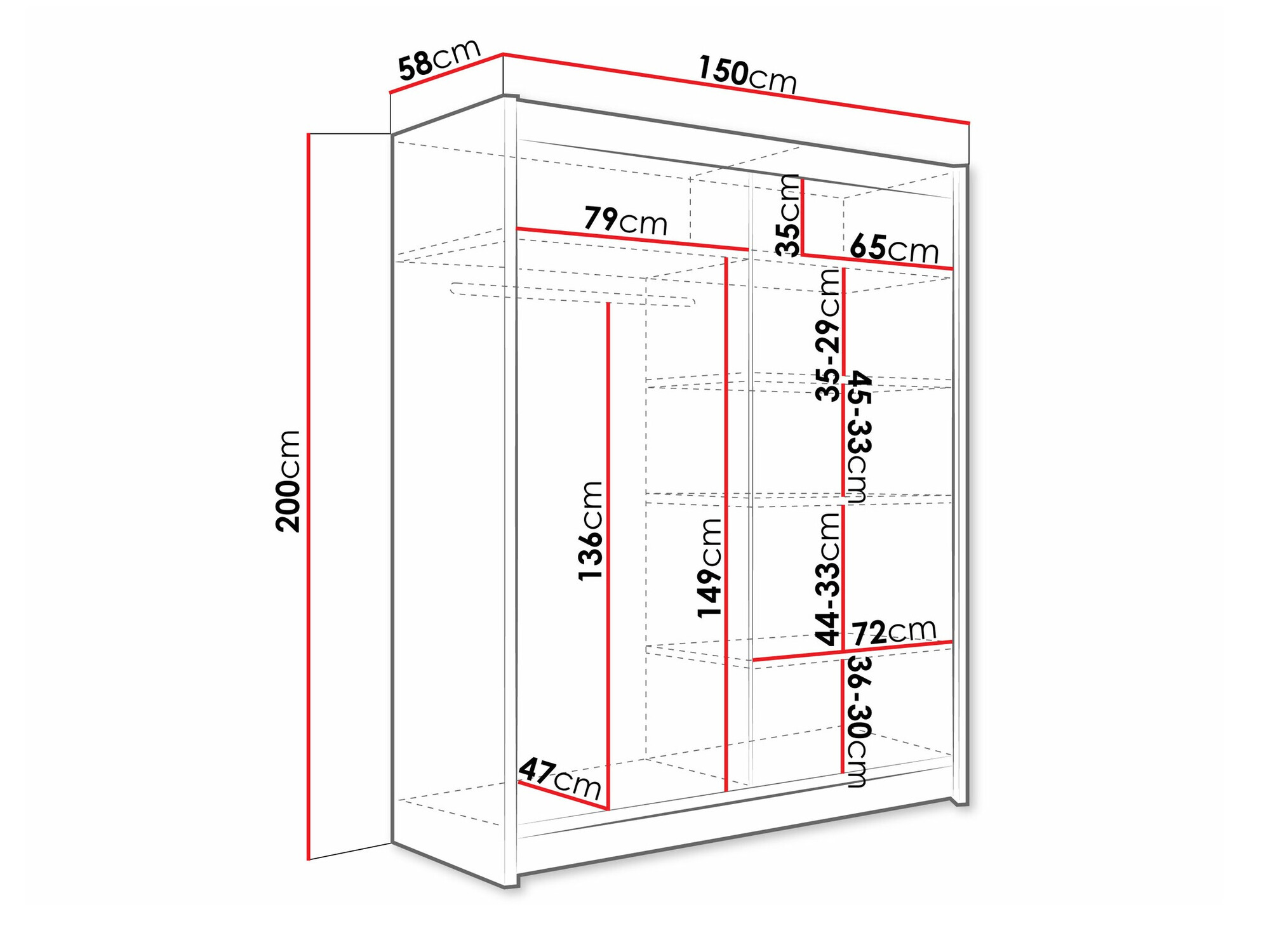 Ormar Closico 110 (Kašmir)