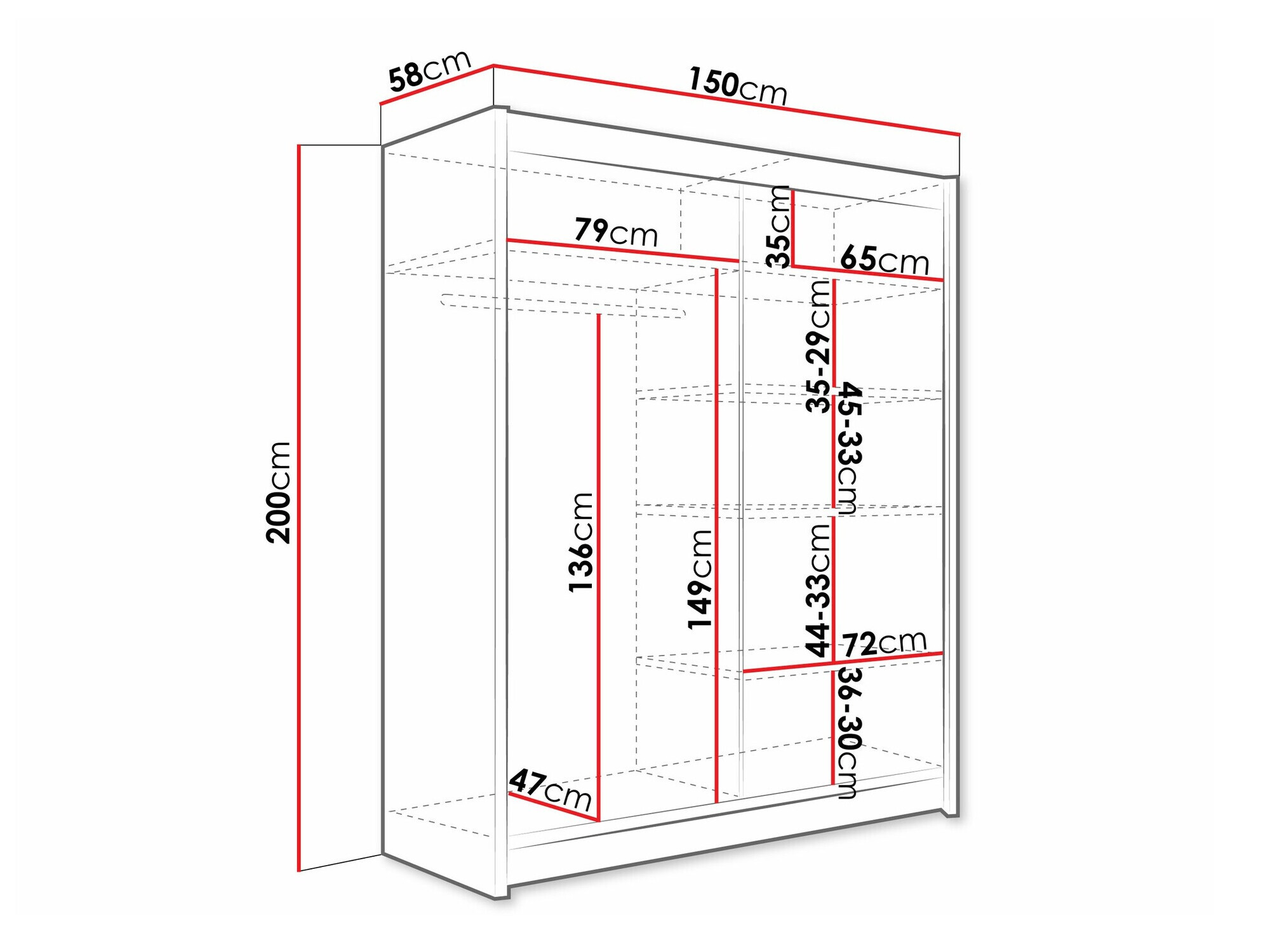 Ormar Closico 113 (Kašmir)