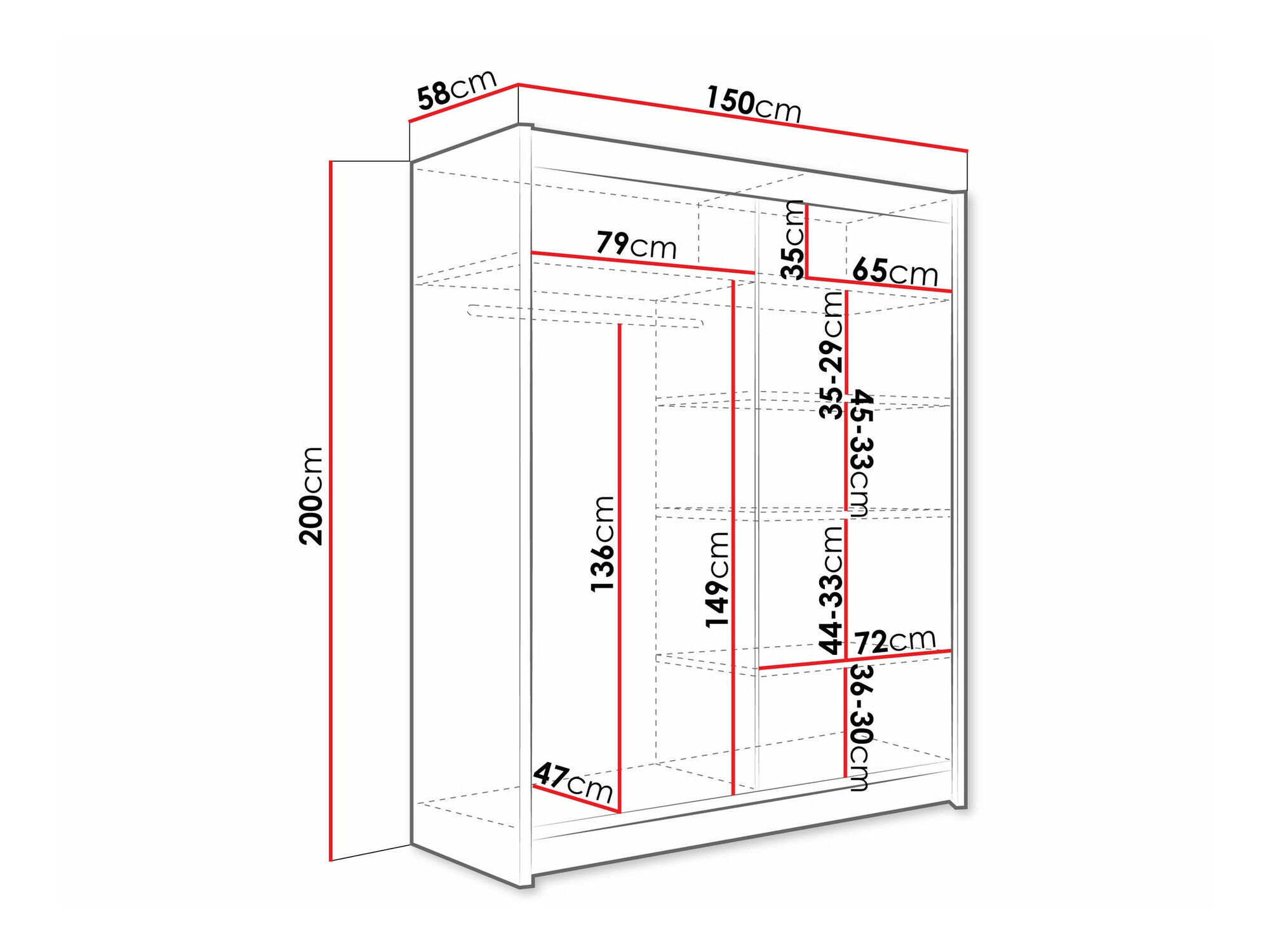 Ormar Closico 121 (Kašmir)