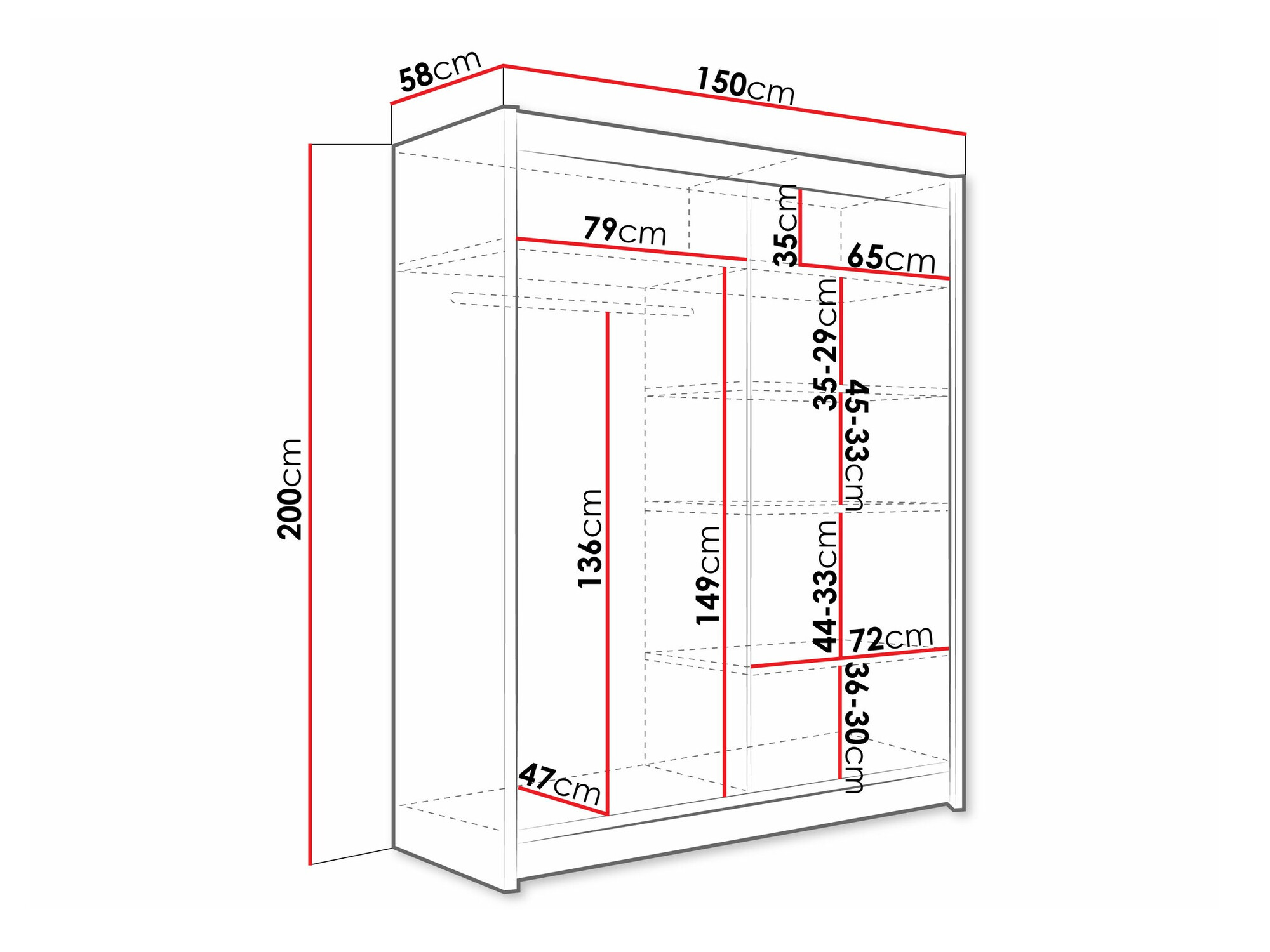 Ormar Closico 121 (Kašmir)