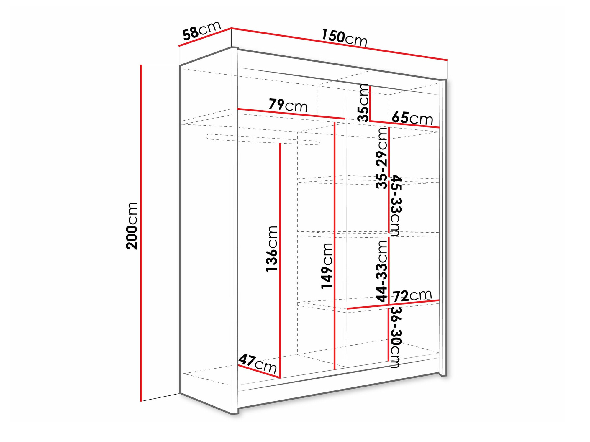 Ormar Closico 127 (Kašmir)