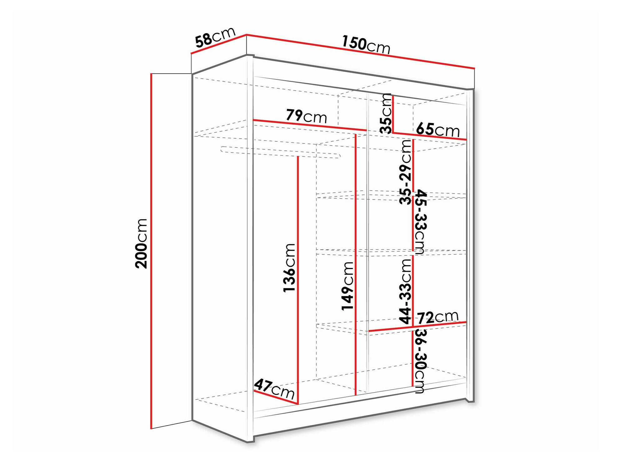 Ormar Closico 157 (Kašmir)