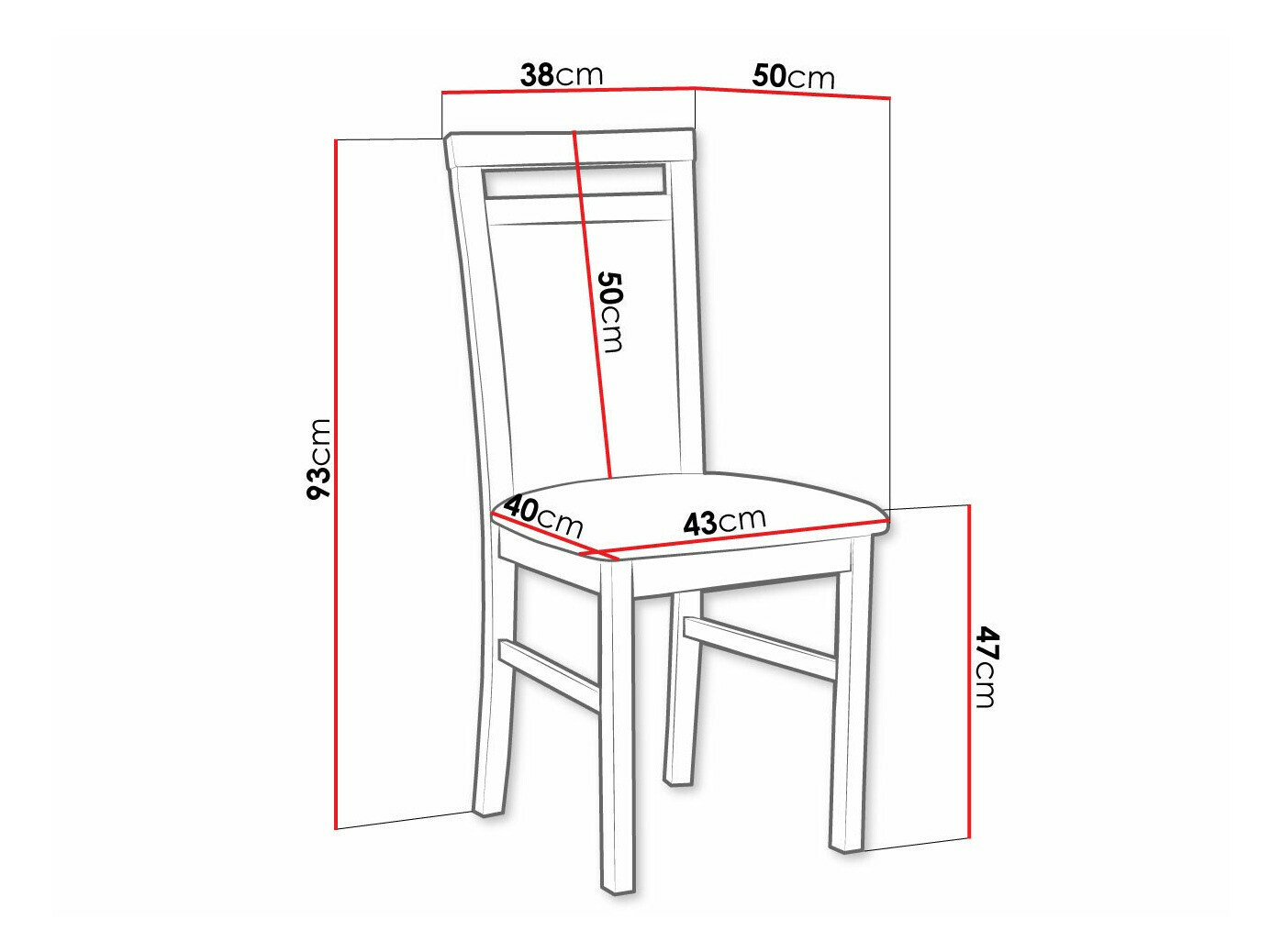 Stolica Victorville 154 (Sonoma hrast)