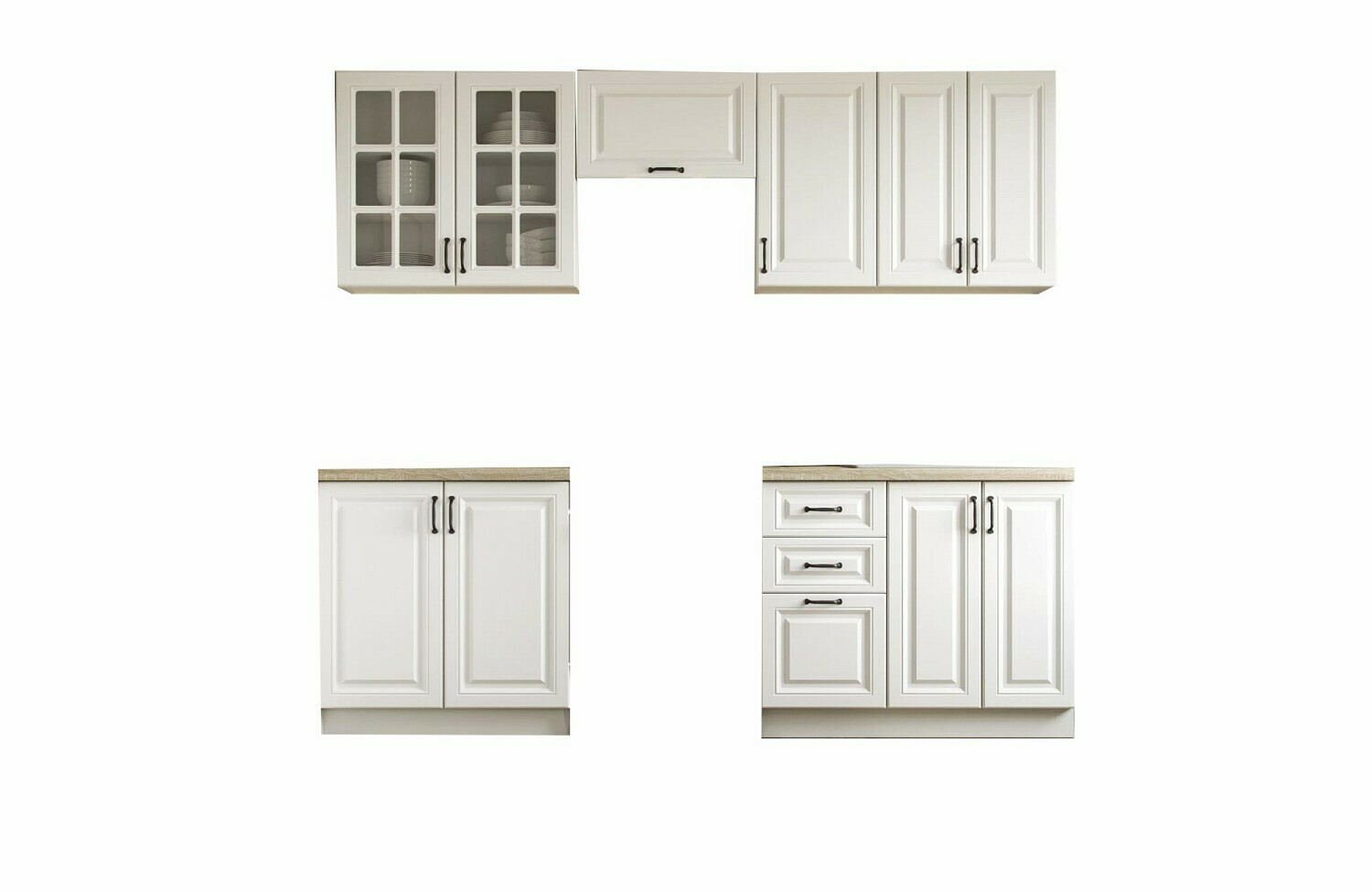 Kuhinjski set Houston 1877 (Belo)