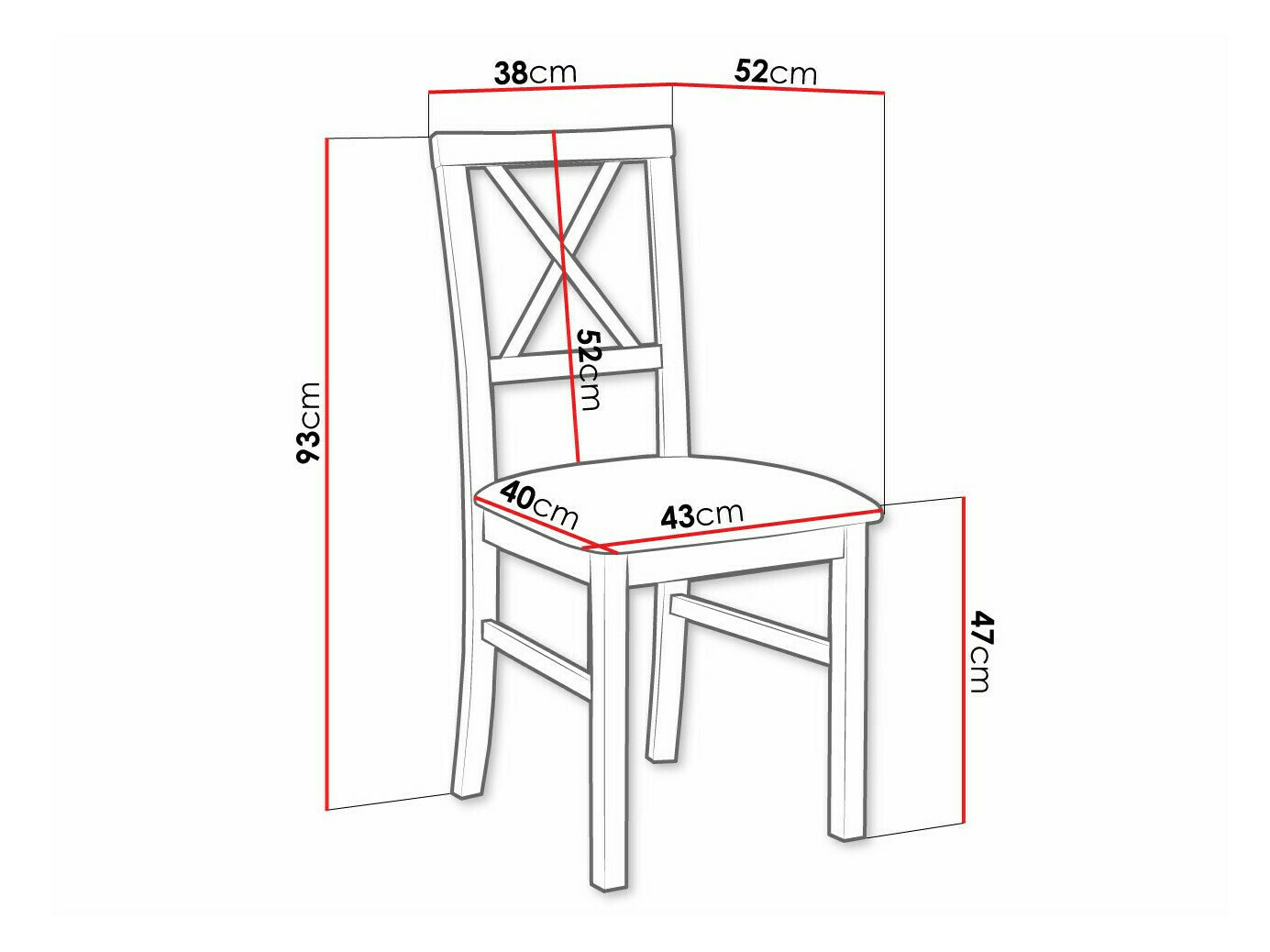Stolica Victorville 156 (Sonoma hrast)