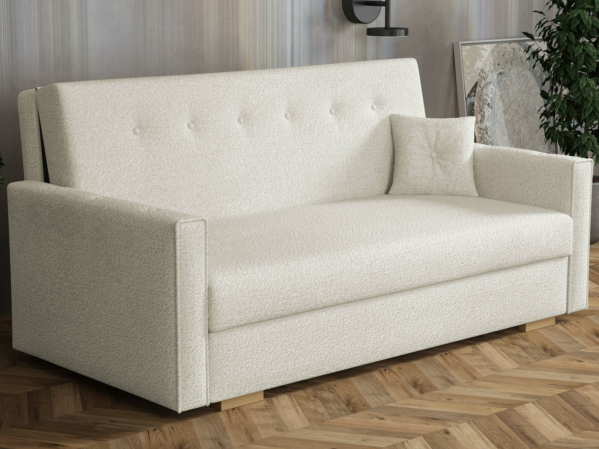 Sofa na razvlačenje Caelrin IV (Coral 65)
