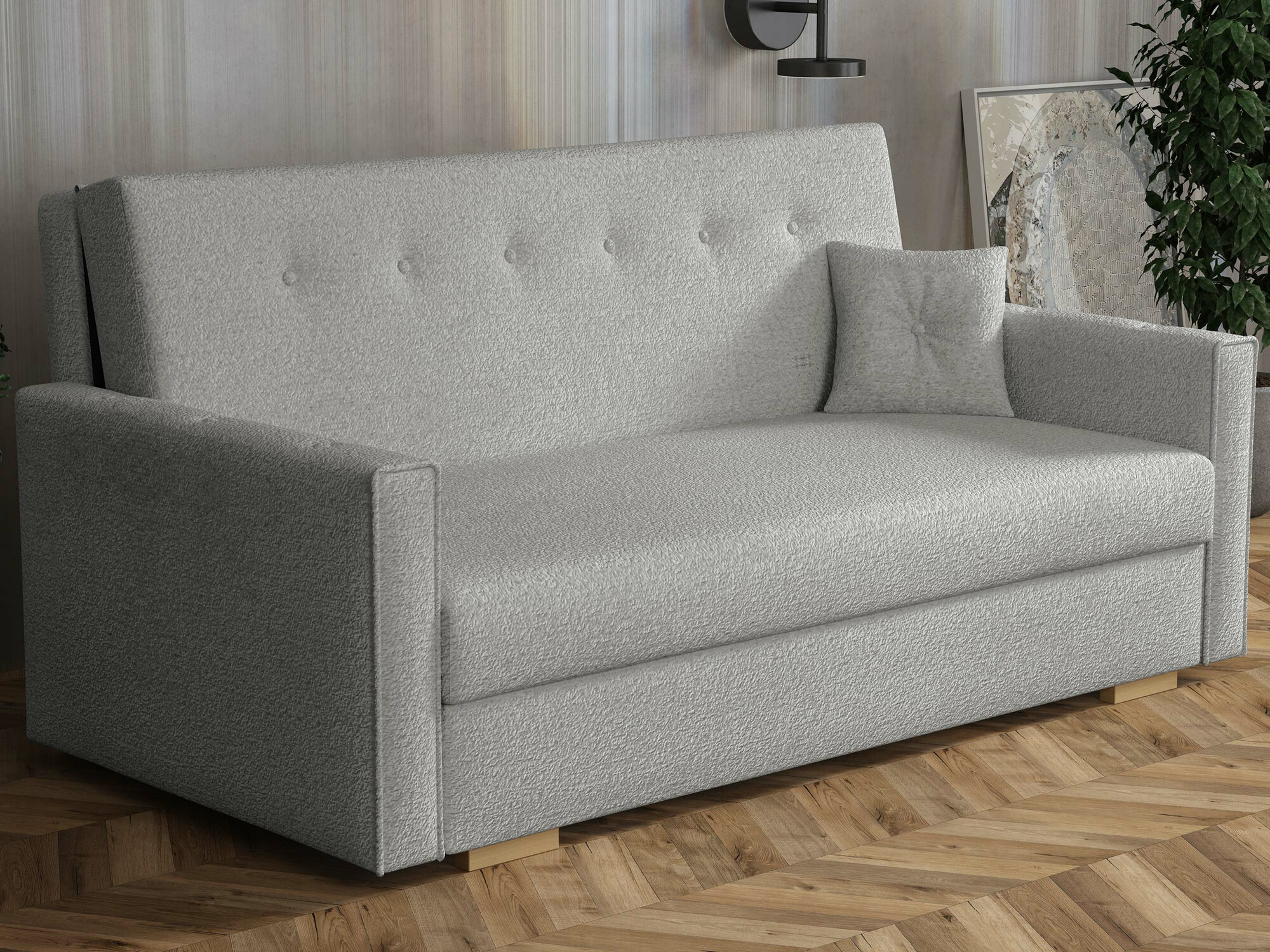 Sofa na razvlačenje Caelrin IV (Coral 75)