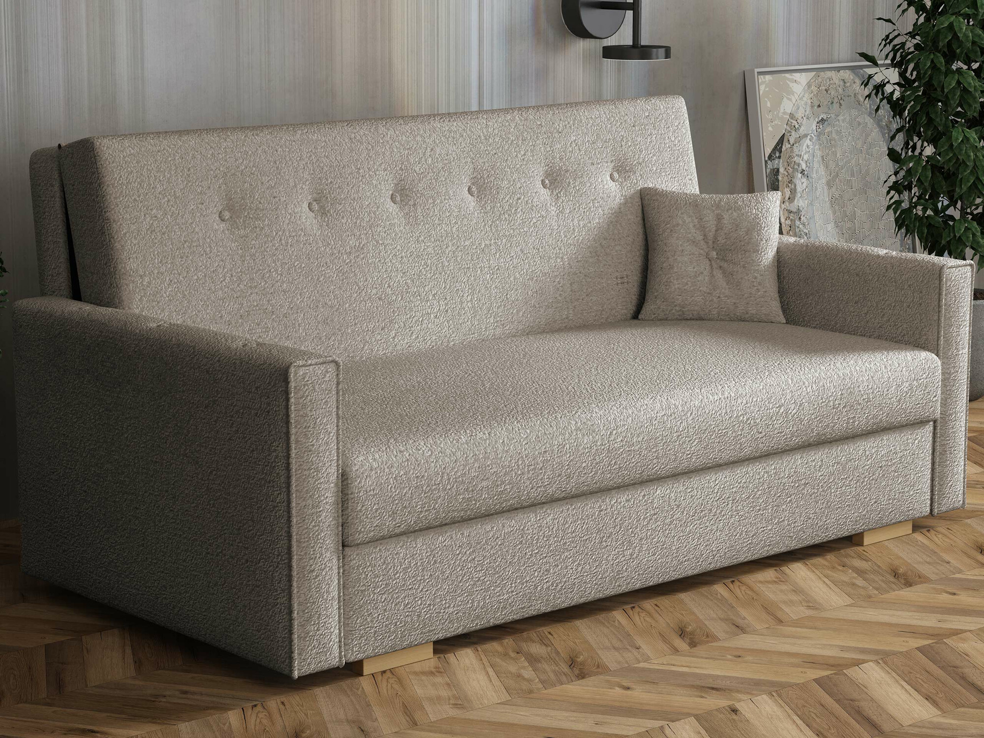 Sofa na razvlačenje Columbus 233 (Coral 50)