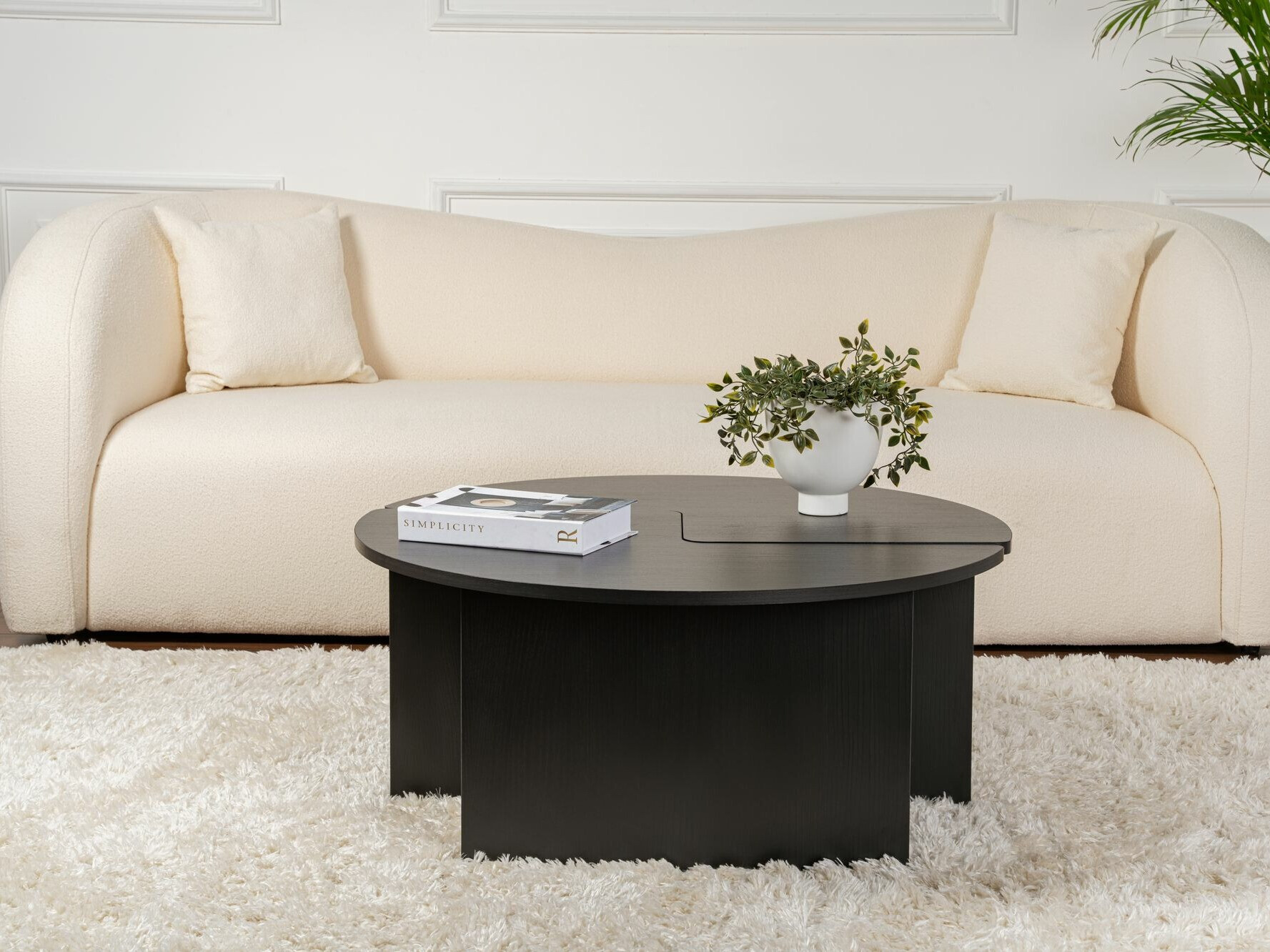 Set stočića za kafu Novato 114 (Crno)
