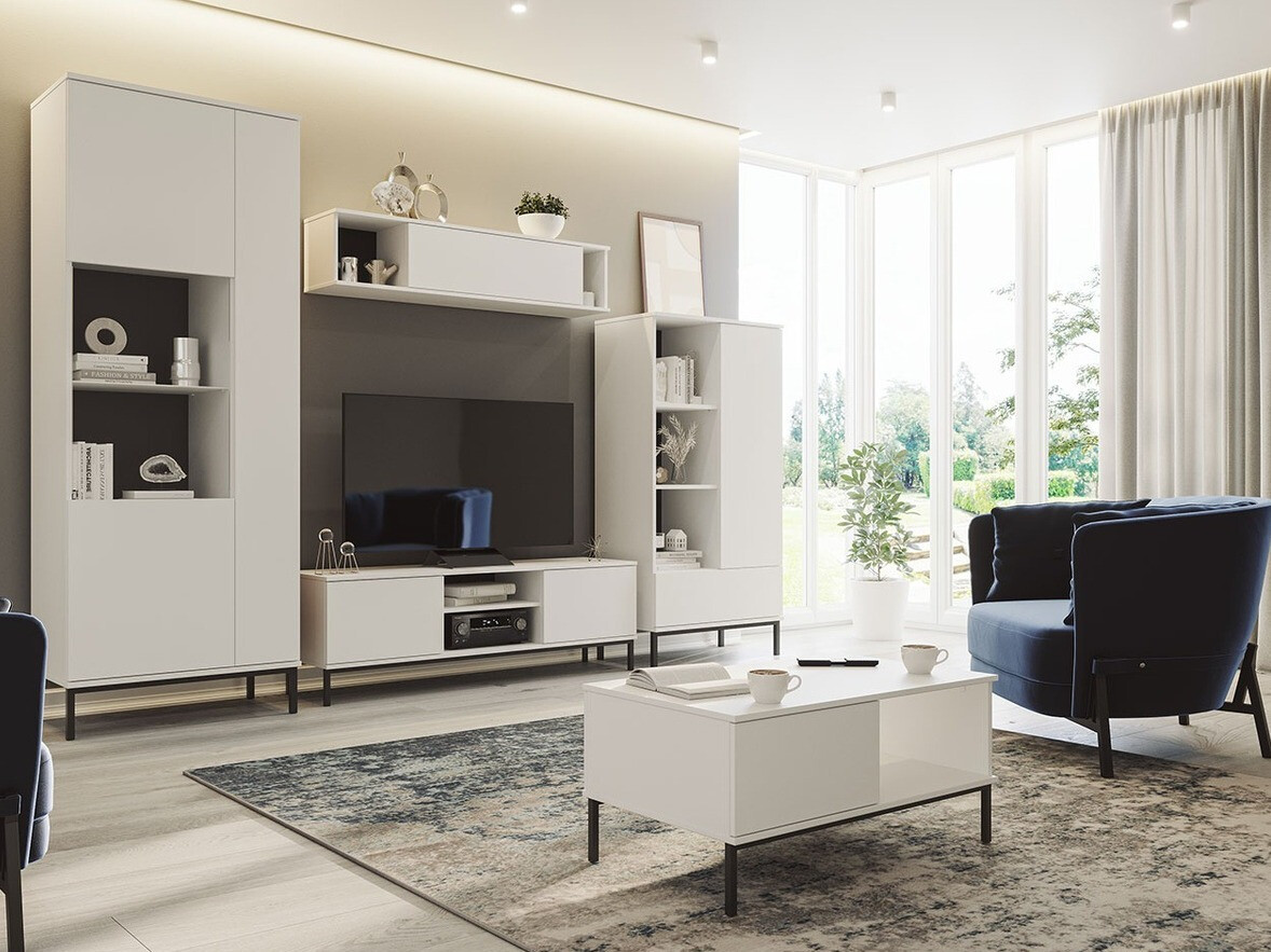 Set za dnevnu sobu Lomsore 108 (Belo)