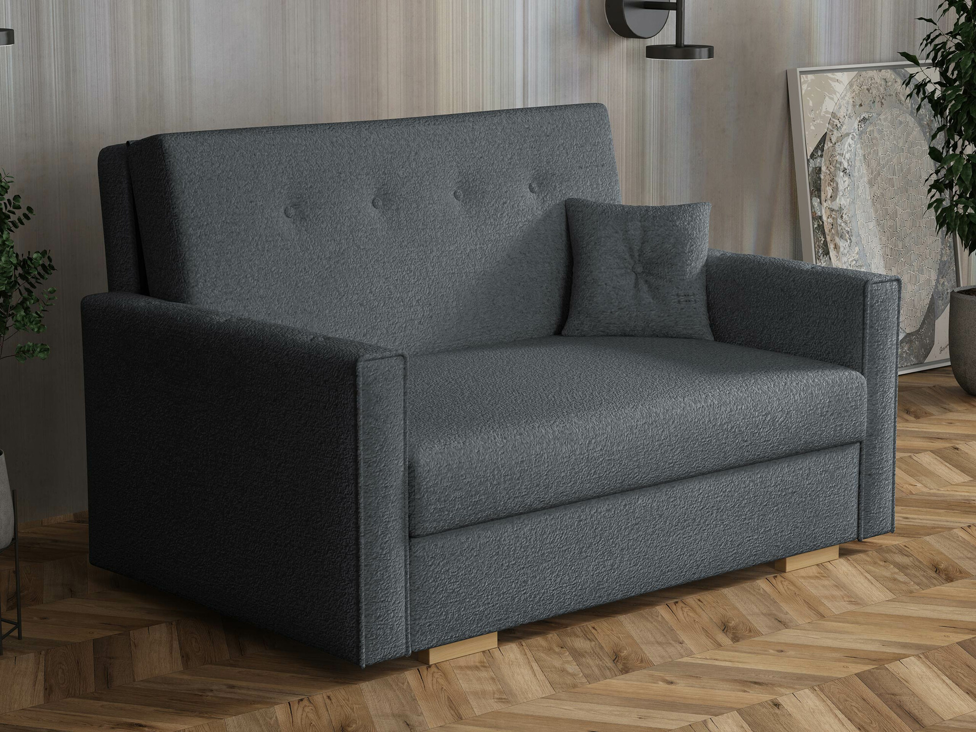 Sofa na razvlačenje Caelrin II (Coral 80)