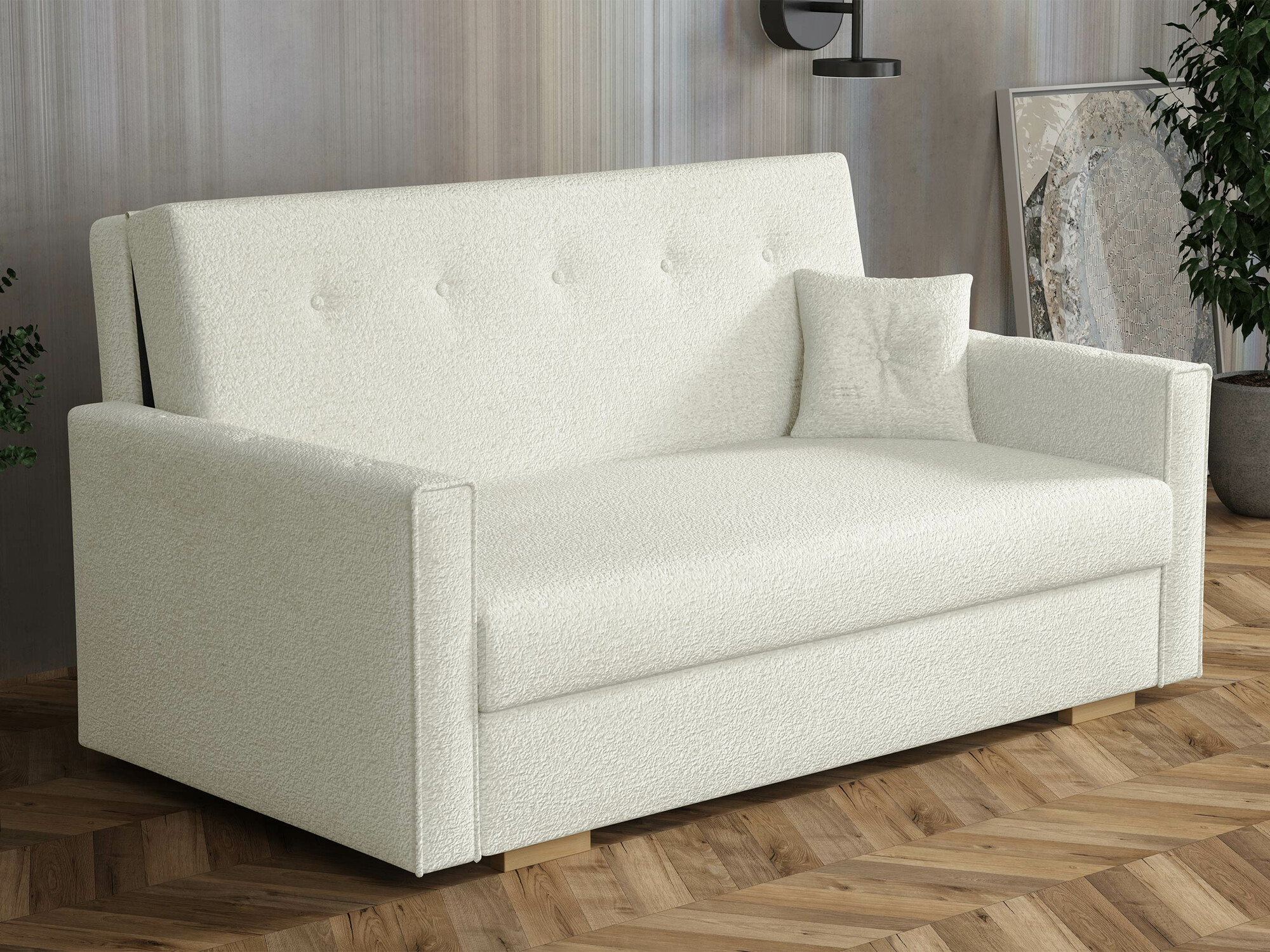 Sofa na razvlačenje Caelrin III (Coral 15)