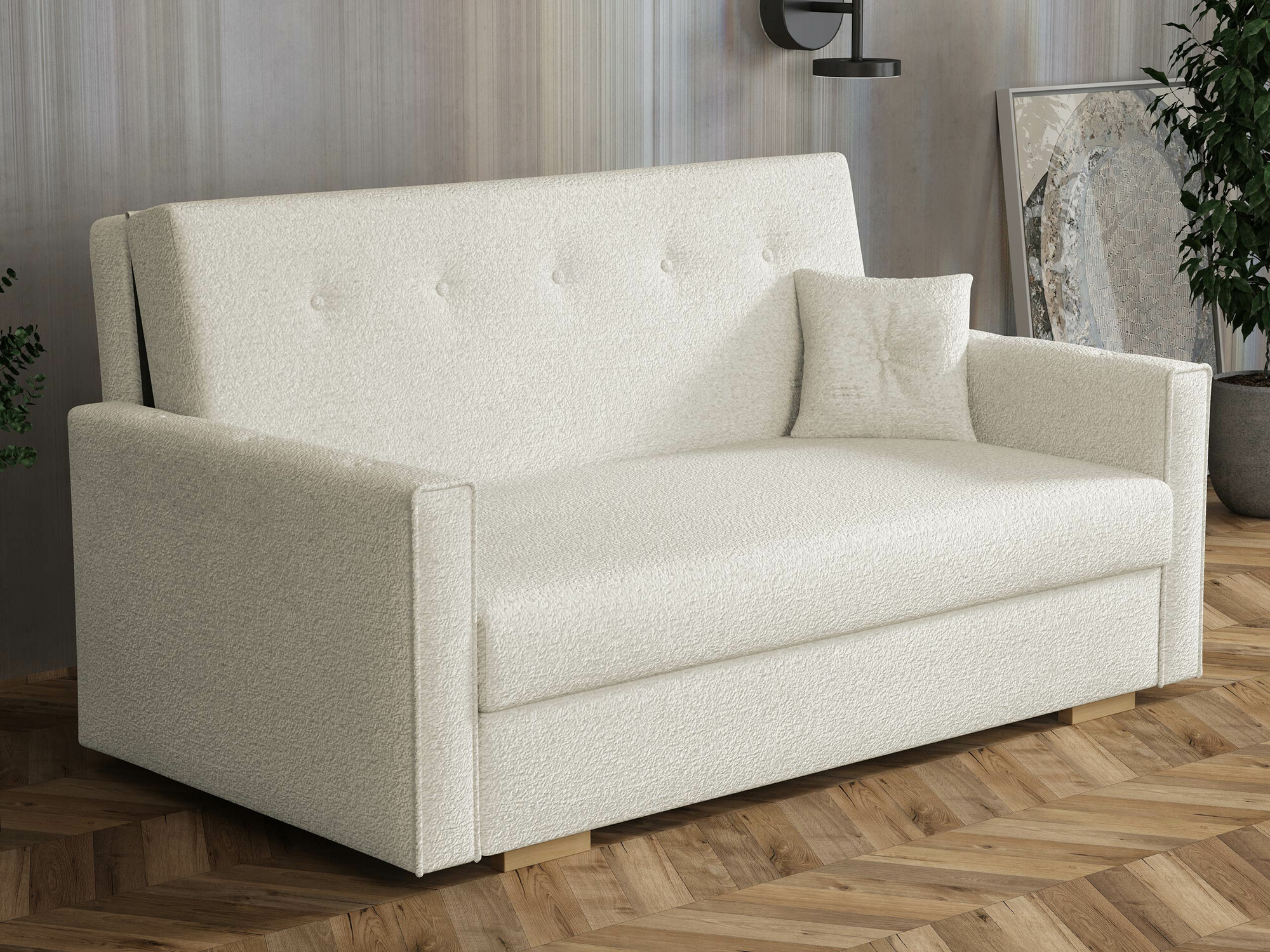 Sofa na razvlačenje Caelrin III (Coral 65)